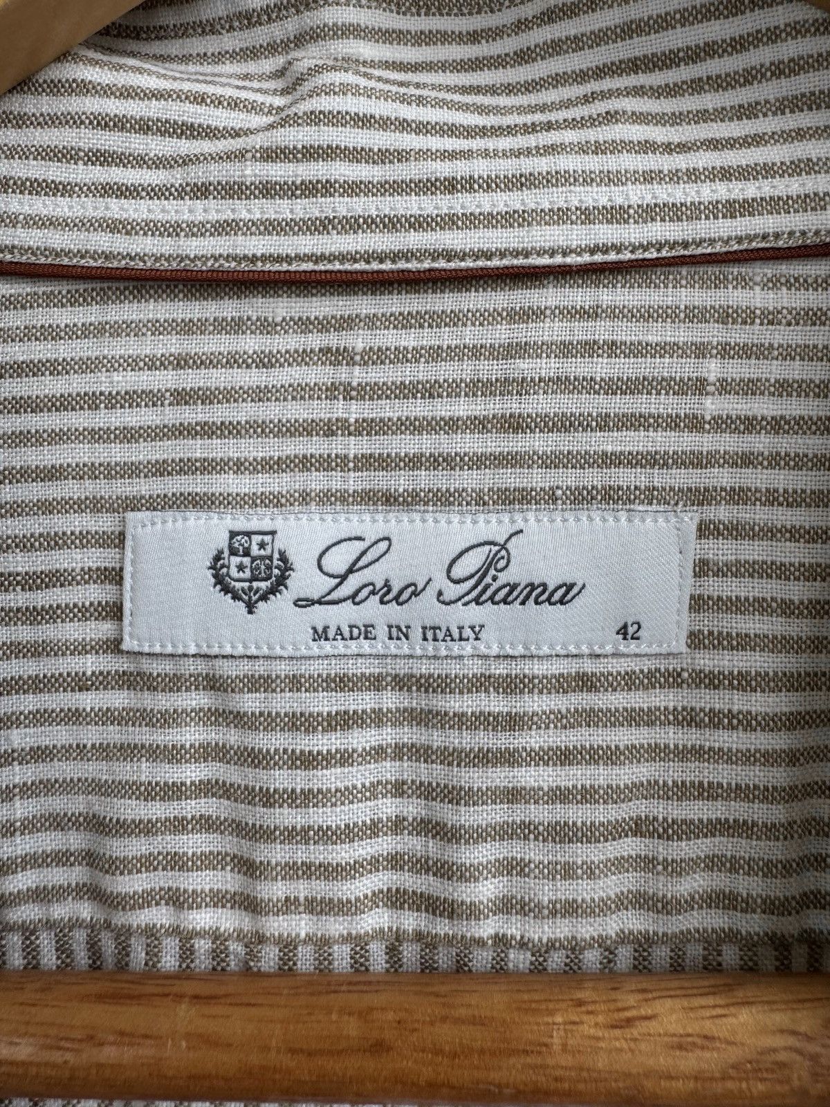 Loro Piana Loro Piana Linen Shirt Size US M / EU 48-50 / 2 - 9 Thumbnail