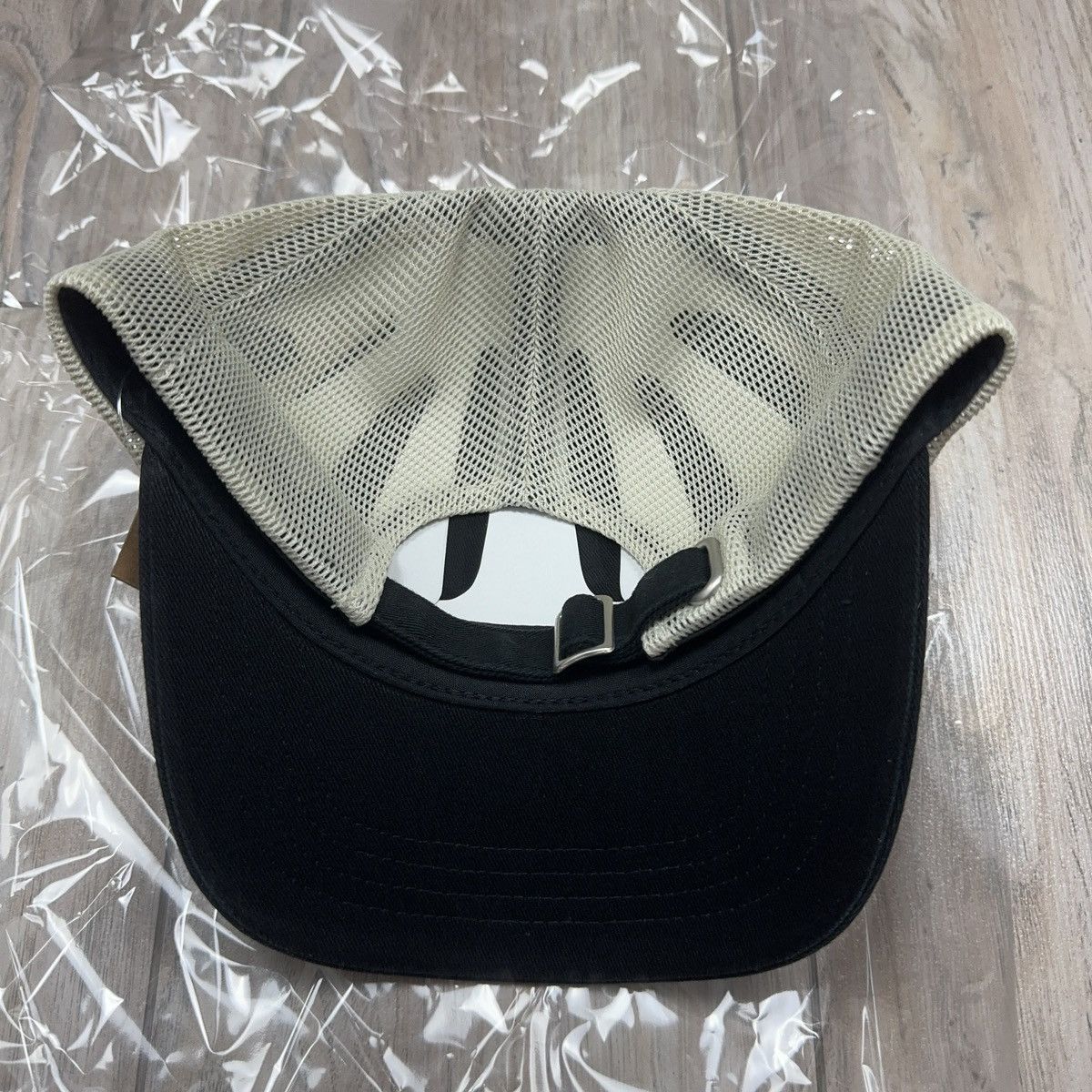 Stussy Stussy Low Pro Workgear Strapback Black Trucker Mesh Hat Size ONE SIZE - 8 Thumbnail