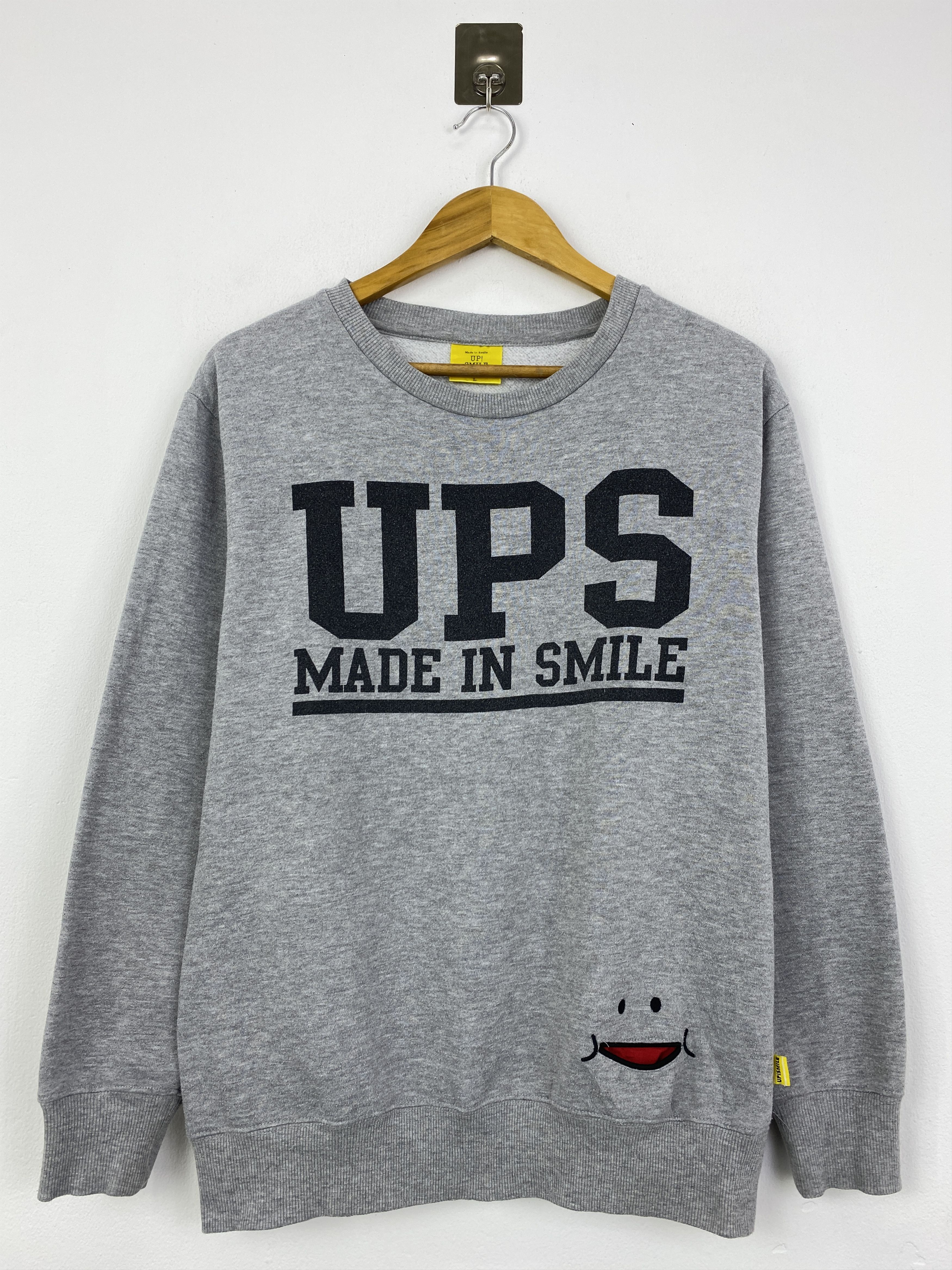 Vintage Vintage Up! Smile UPS Crewneck Pullover Sweatshirt SH0090 Size US L / EU 52-54 / 3 - 1 Thumbnail
