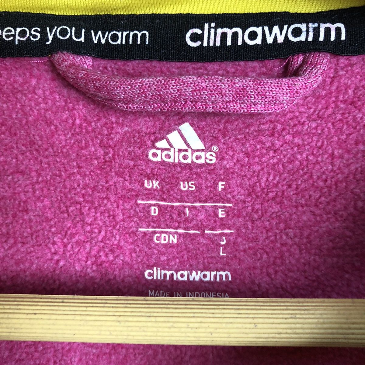 Adidas Adidas Pink Hoodie #A958 Size L / US 10 / IT 46 - 10 Thumbnail