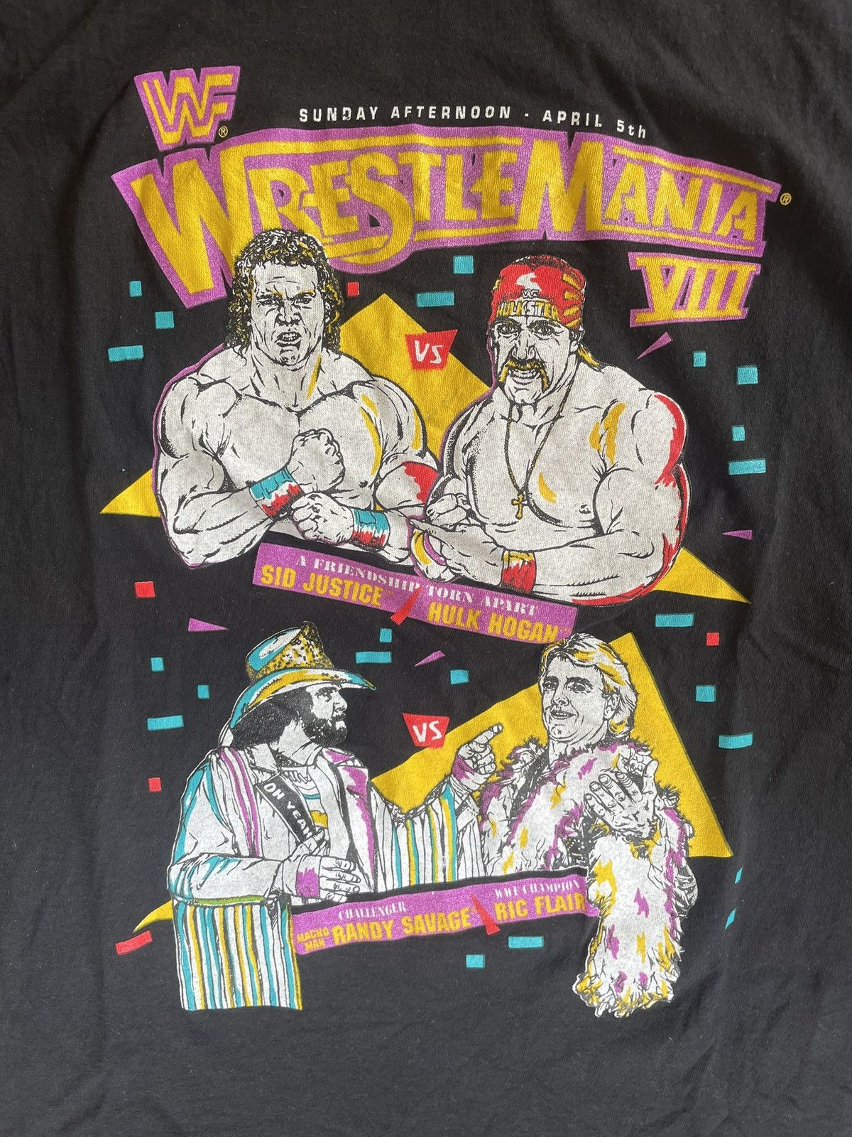 WWF 1992 WWF Wrestlemania VII single stitch tee Size US L / EU 52-54 / 3 - 5 Thumbnail