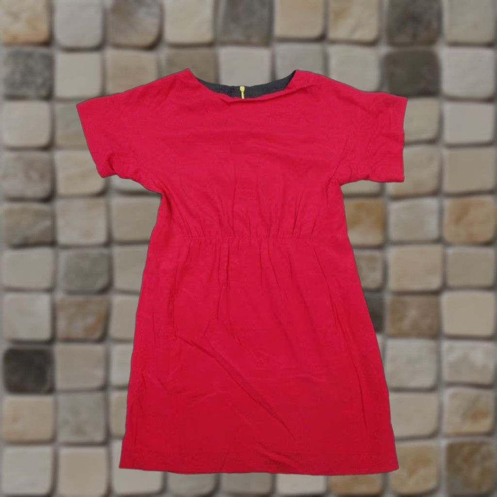 Rag & Bone rag & bone Dress Womens 8 Red Silk Blouson - Vintage? No Size M / US 6-8 / IT 42-44 - 1 Thumbnail