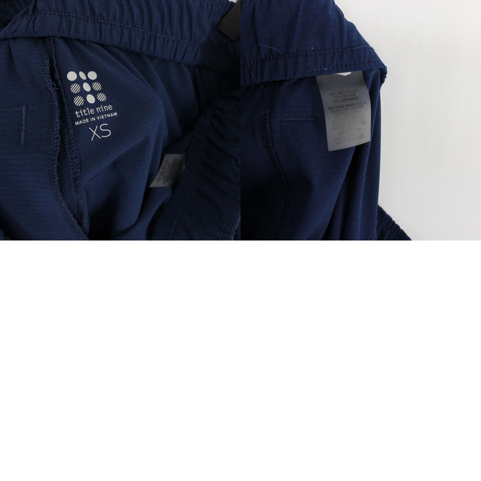 Vintage VINTAGE Title Nine Aero Tech Pants Womens XS Blue Ripstop Jogger Hiking Buckle Belt Size 26" / US 2 / IT 38 - 8 Thumbnail
