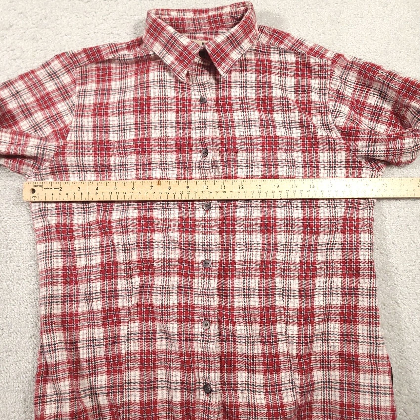 Vintage VINTAGE Woolrich Shirt Womens S Red Plaid Flannel Western Button Up Cotton Size S / US 4 / IT 40 - 3 Thumbnail