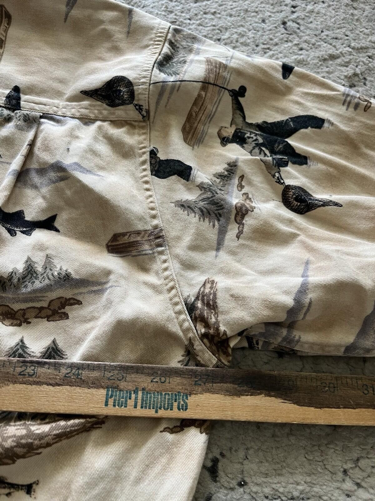Cabelas Vintage Cabelas Fishing All Over Print Shirt Men XL Size US XL / EU 56 / 4 - 5 Thumbnail