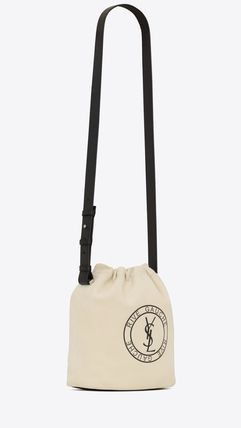 Saint Laurent Paris o1bcso1str1225 Size: OS/Laced Bucket Bag in Cream/White Size ONE SIZE - 3 Thumbnail