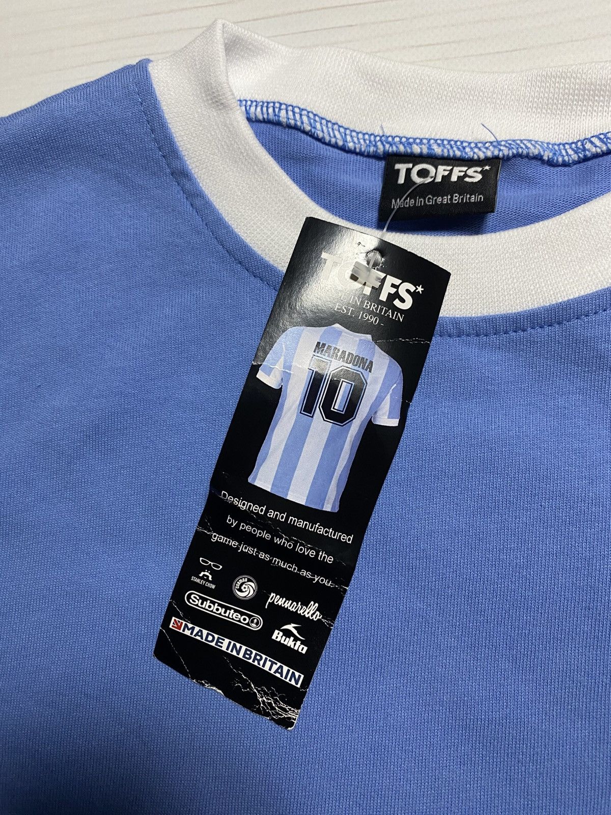 Vintage Vintage Manchester City 1960’s #8 player football t shirt Size US XL / EU 56 / 4 - 6 Thumbnail