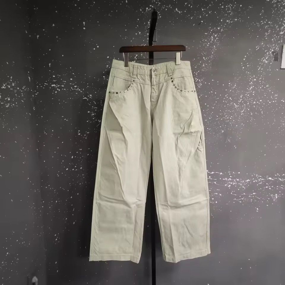 Jean Designer Y2k Streetwear Retro Straight Leg Pants Jeans Size US 30 / EU 46 - 4 Thumbnail