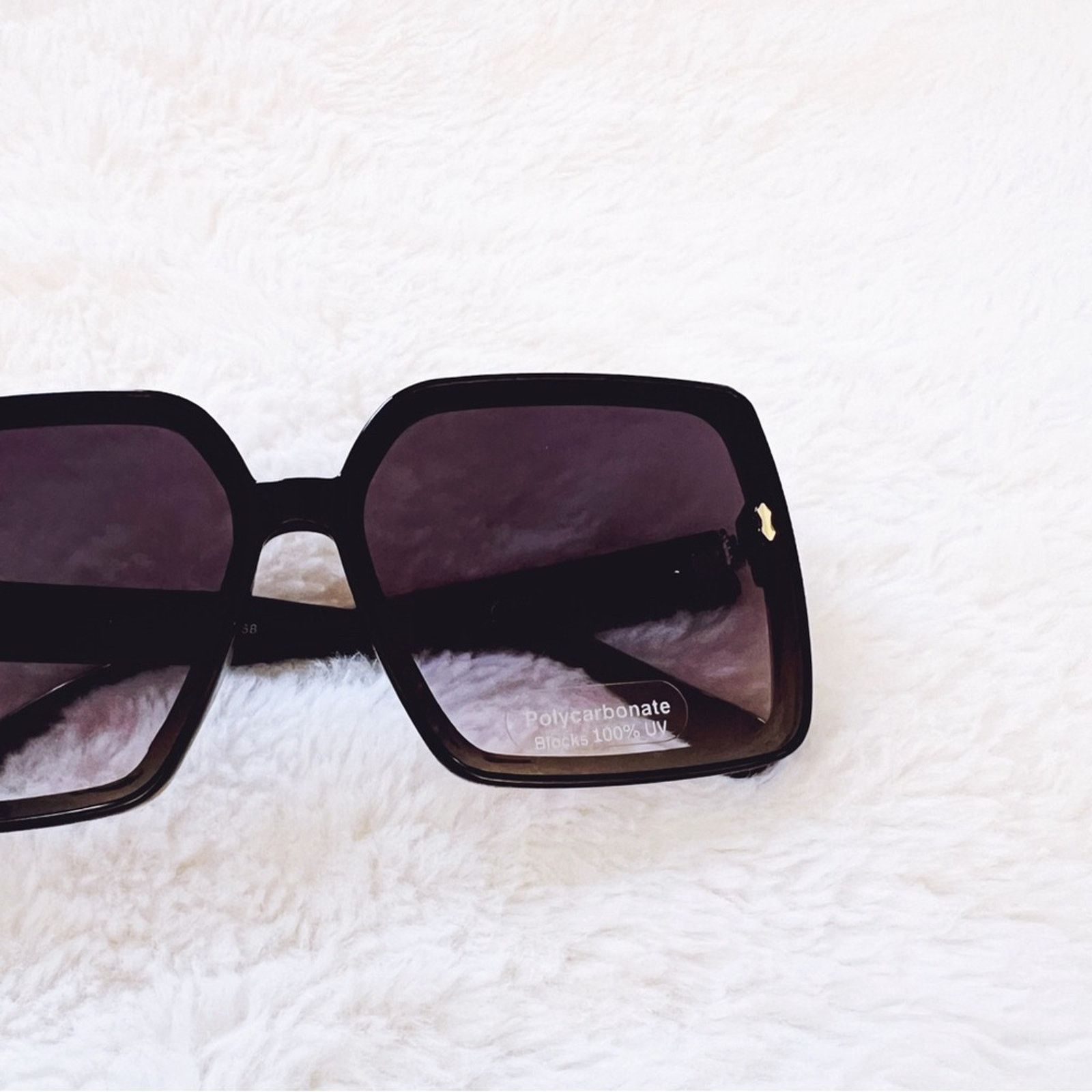 Other Aurora Black Oversized Square Sunglasses Size ONE SIZE - 2 Thumbnail