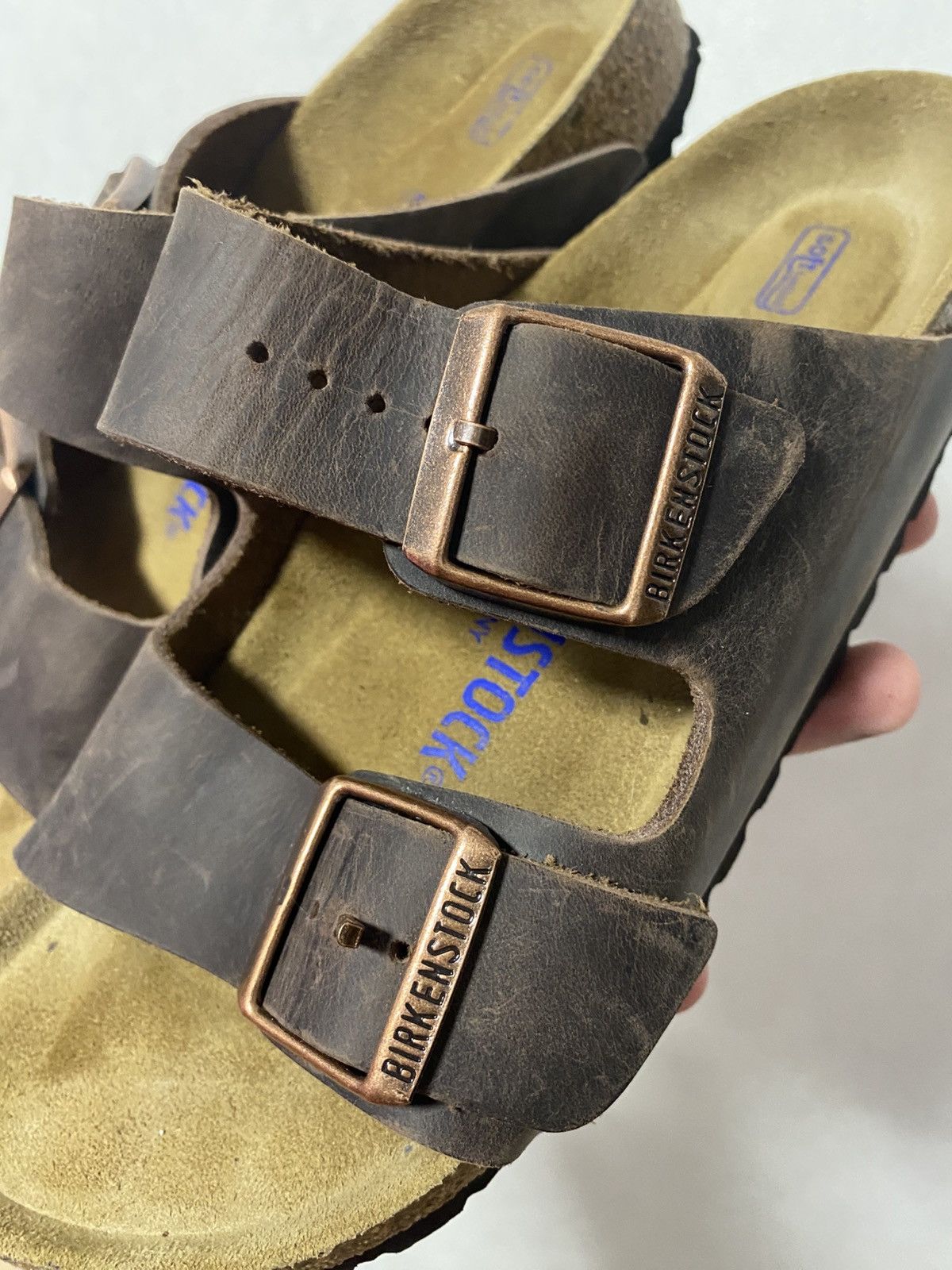 Birkenstock Birkenstock Arizona Brown Leather Sandals Sz: 38 / 24.5cm Size US 8 / IT 38 - 3 Thumbnail