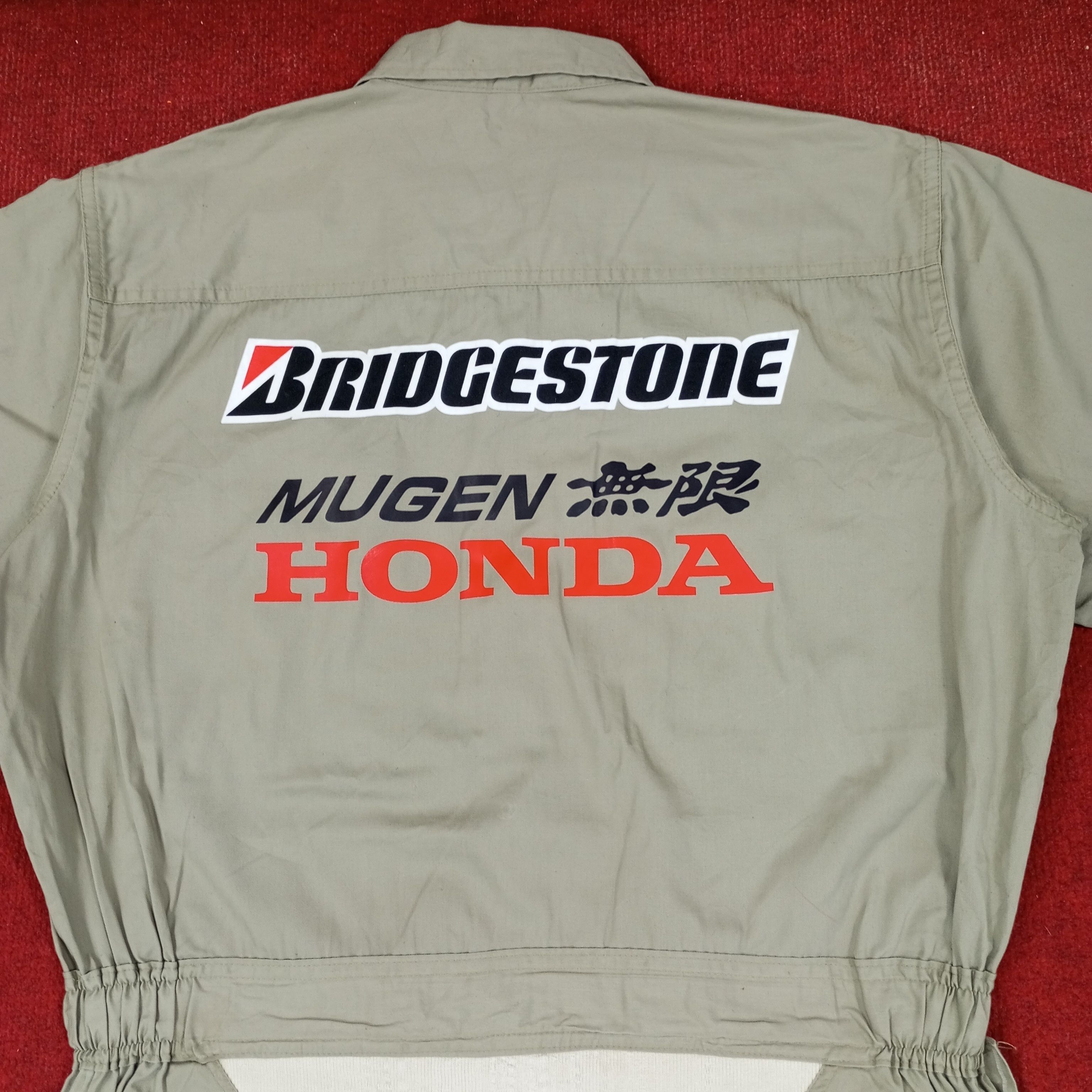 Vintage Bridgestone X Mugen Honda Custom Art Coverall Jacket c221n6 Size US M / EU 48-50 / 2 - 2 Thumbnail