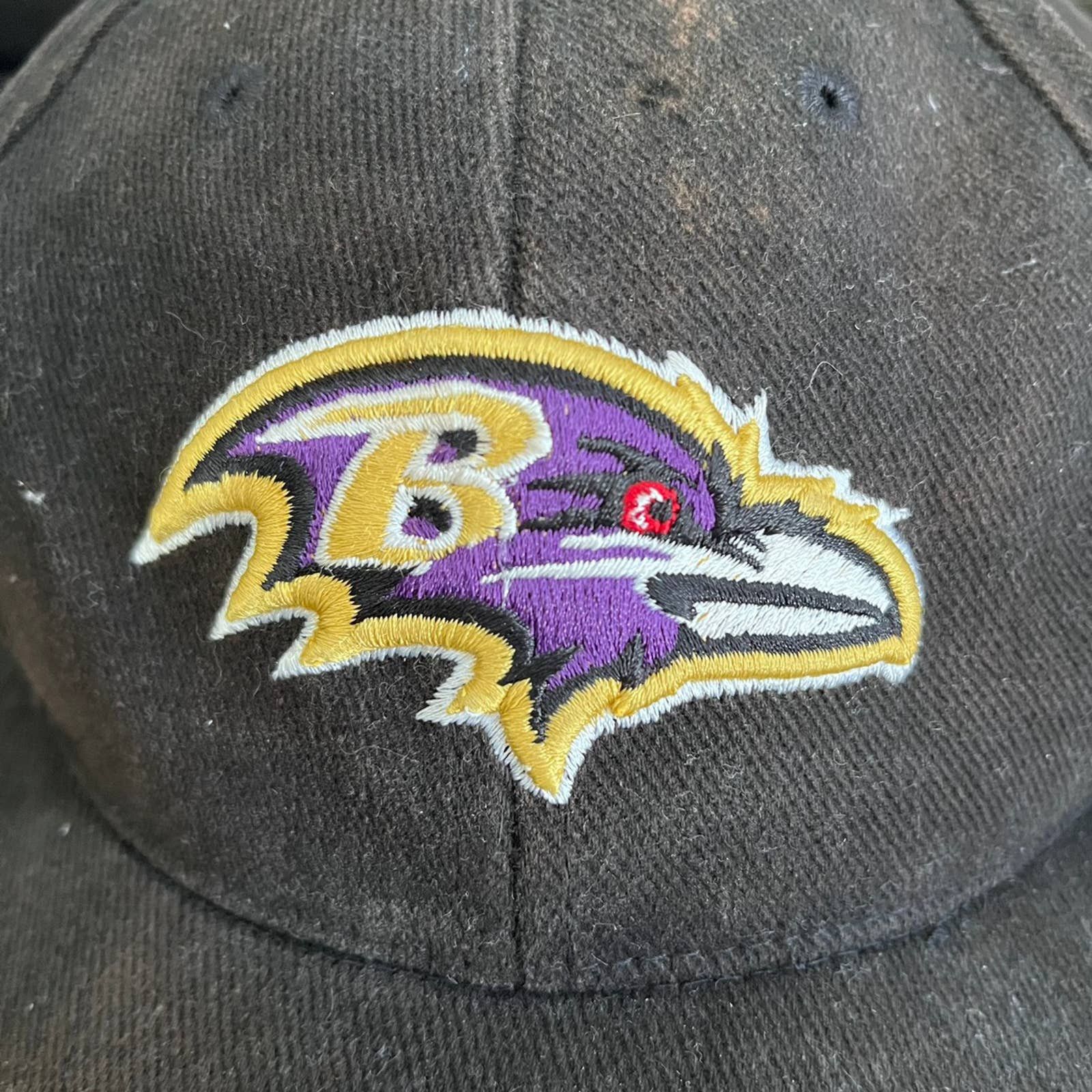 Vintage Vintage 2000’s Puma NFL Baltimore Ravens Strapback Hat Size ONE SIZE - 3 Thumbnail