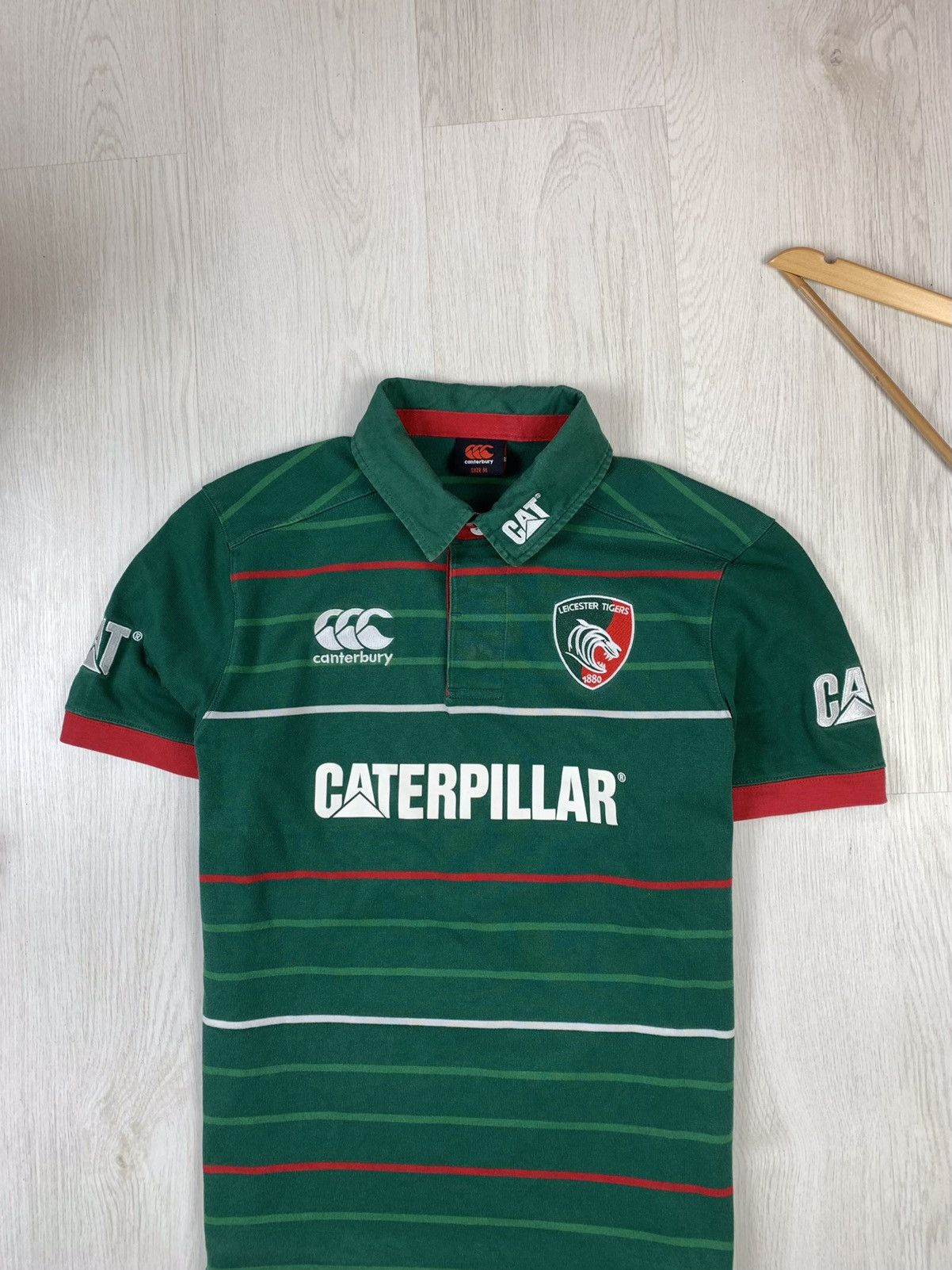 Other Canterbury Leicester Tigers Shirt Rugby Jersey Size M Size US M / EU 48-50 / 2 - 2 Thumbnail