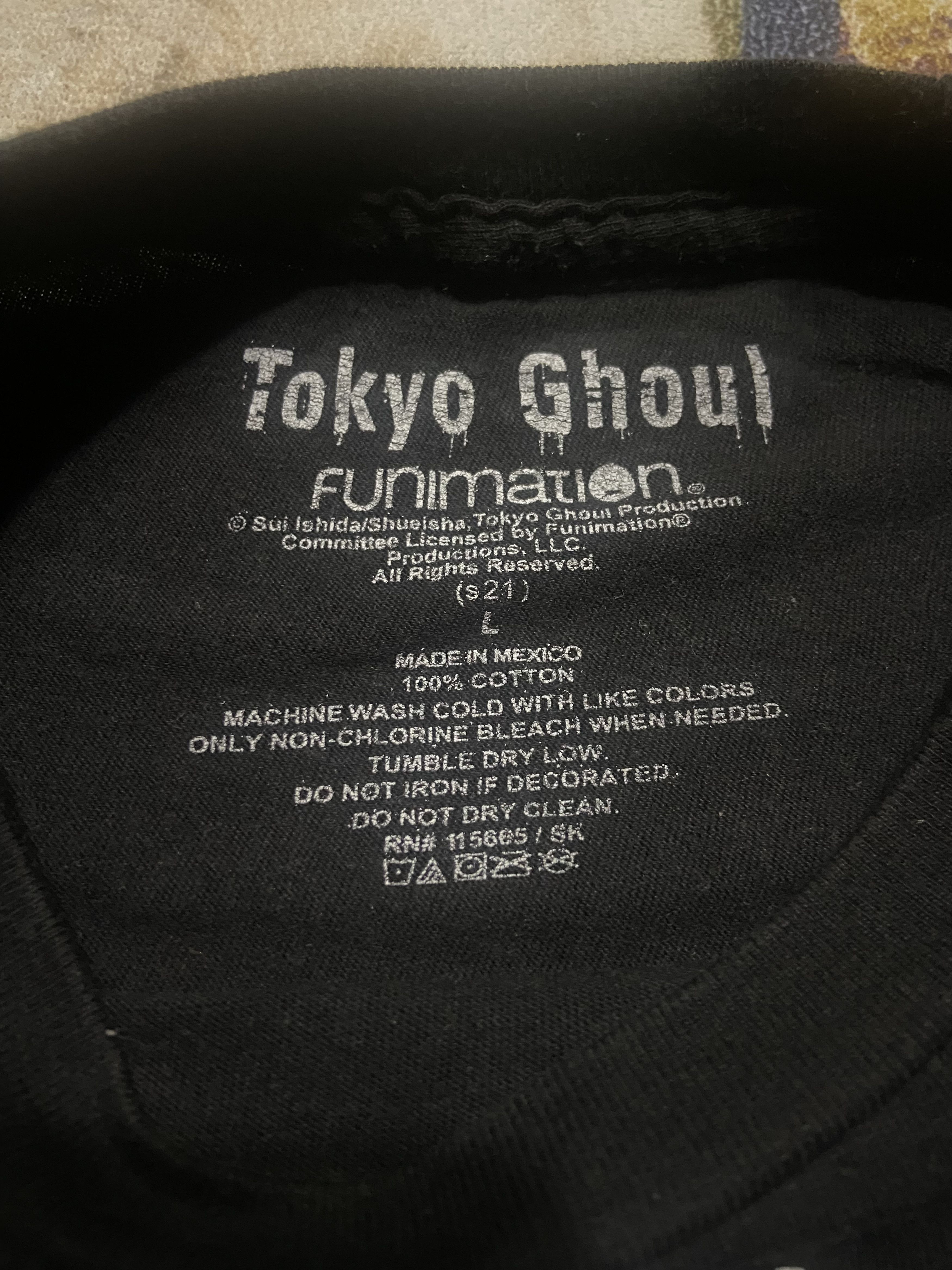 Anime × Vintage Anime Tokyo Ghoul tee Size US L / EU 52-54 / 3 - 4 Thumbnail