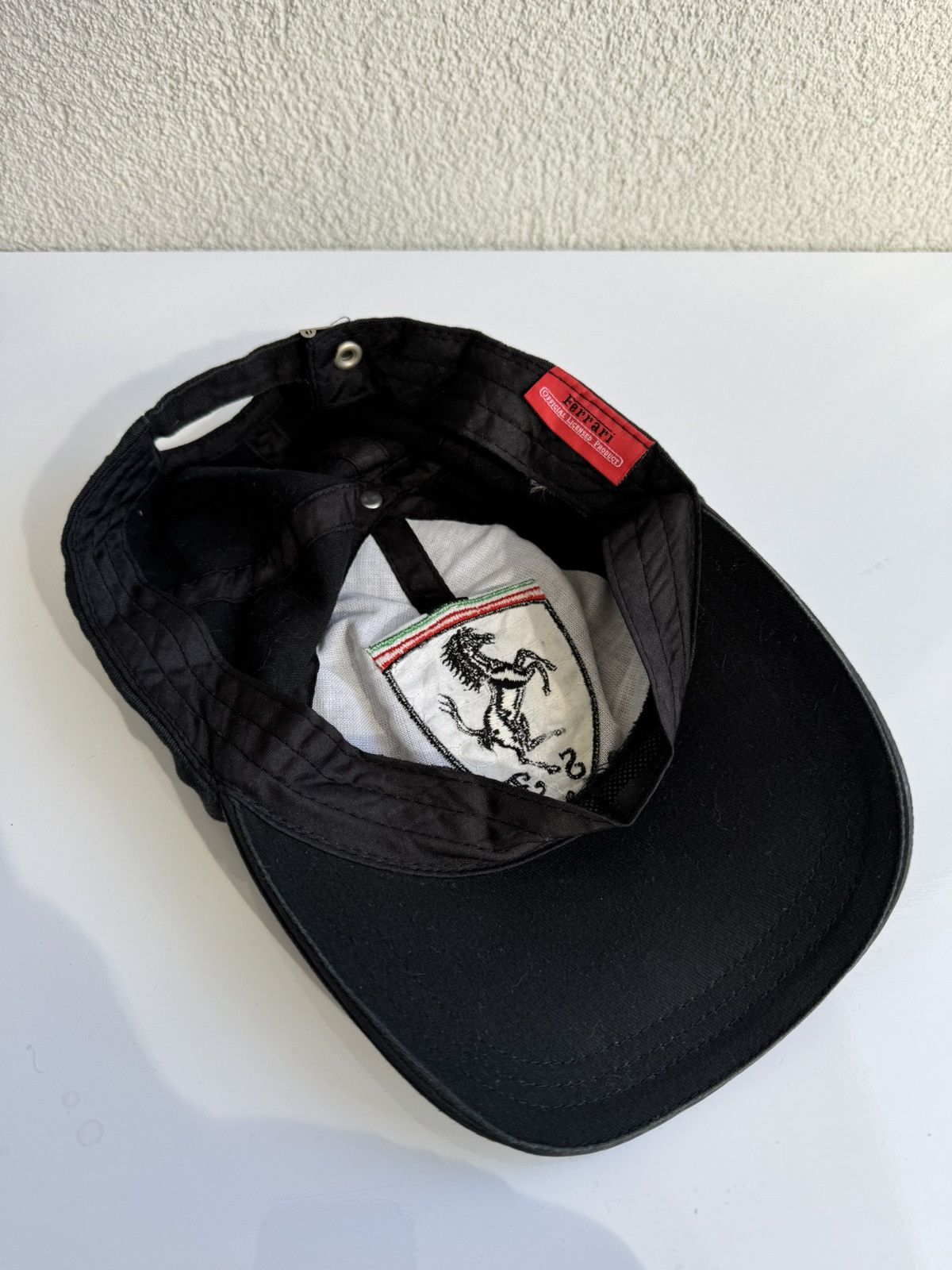 Ferrari Ferrari Racing Cap Black Vintage Size ONE SIZE - 7 Thumbnail