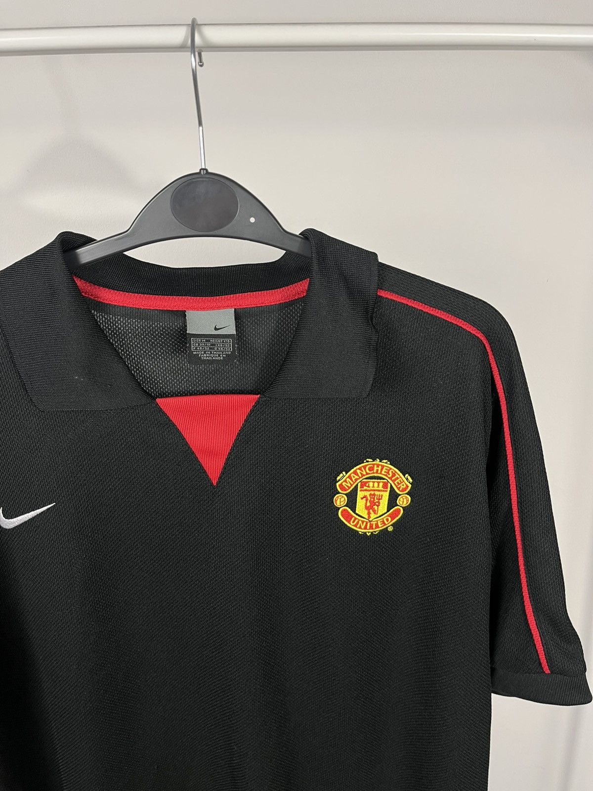 Nike Vintage Nike Manchester United Black Polo Jersey Size M Size US M / EU 48-50 / 2 - 5 Thumbnail