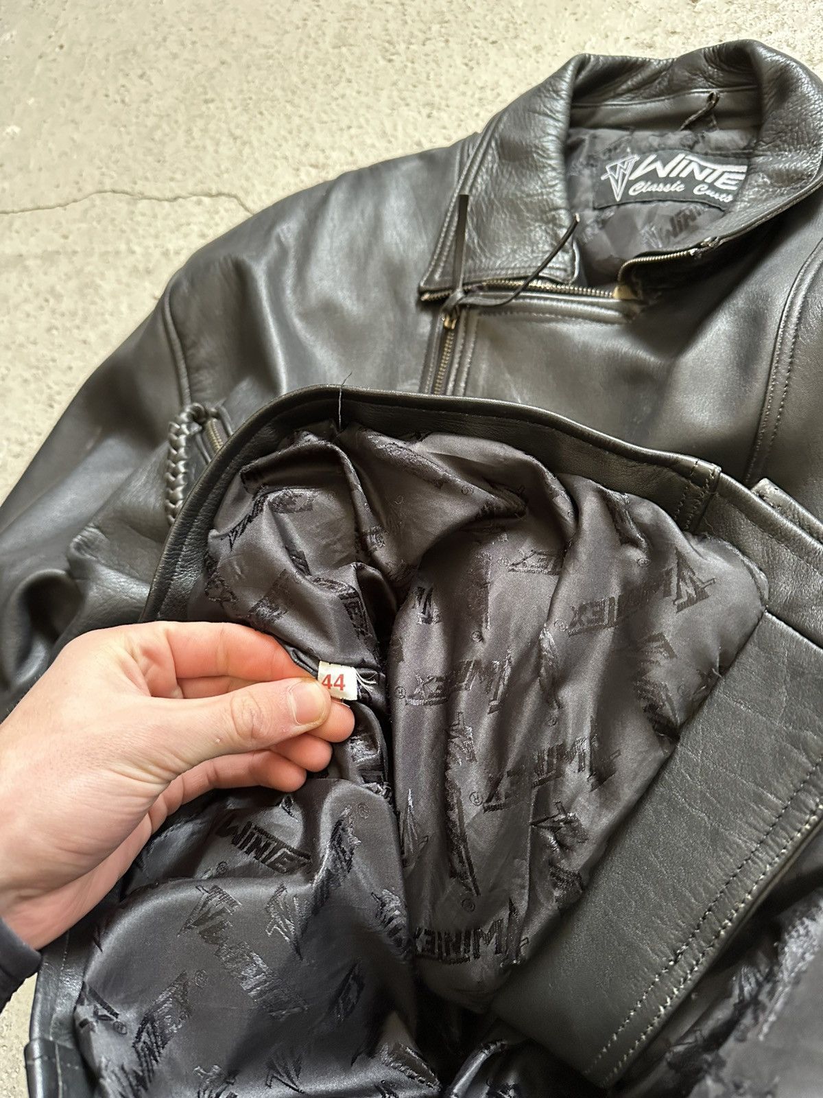 Other Leather Jacket Wintex Black size - 44 Size US S / EU 44-46 / 1 - 10 Thumbnail