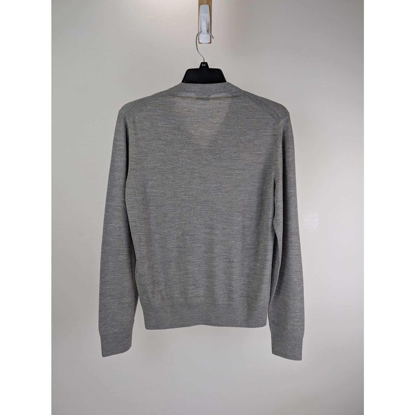 Tom Ford o1rshd1 V-Neck Knitwear Crewneck Sweatshirt in Grey Size US M / EU 48-50 / 2 - 10 Thumbnail