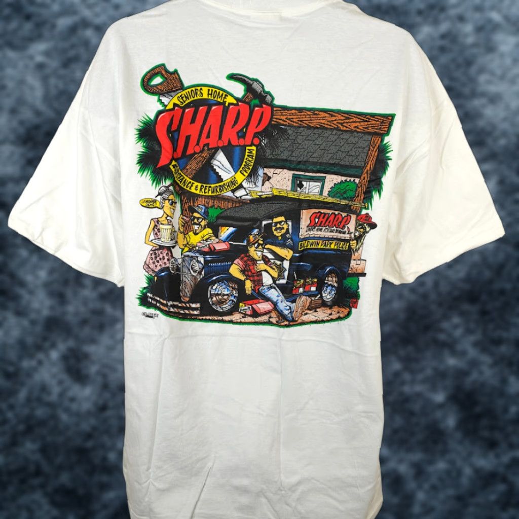 Hanes VINTAGE Baldwin Park Police T Shirt Mens XL White Y2K SHARP Program Hanes Shirt Police California Cop Mens XL White Size US XL / EU 56 / 4 - 1 Thumbnail