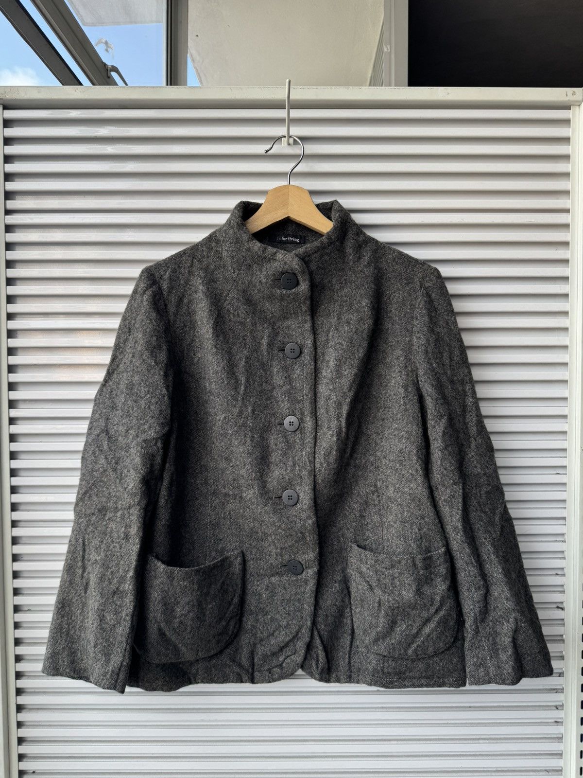Yohji Yamamoto Vintage Yohji Yamamoto Y’s For Living Cashmere Blazer Size US M / EU 48-50 / 2 - 1 Thumbnail