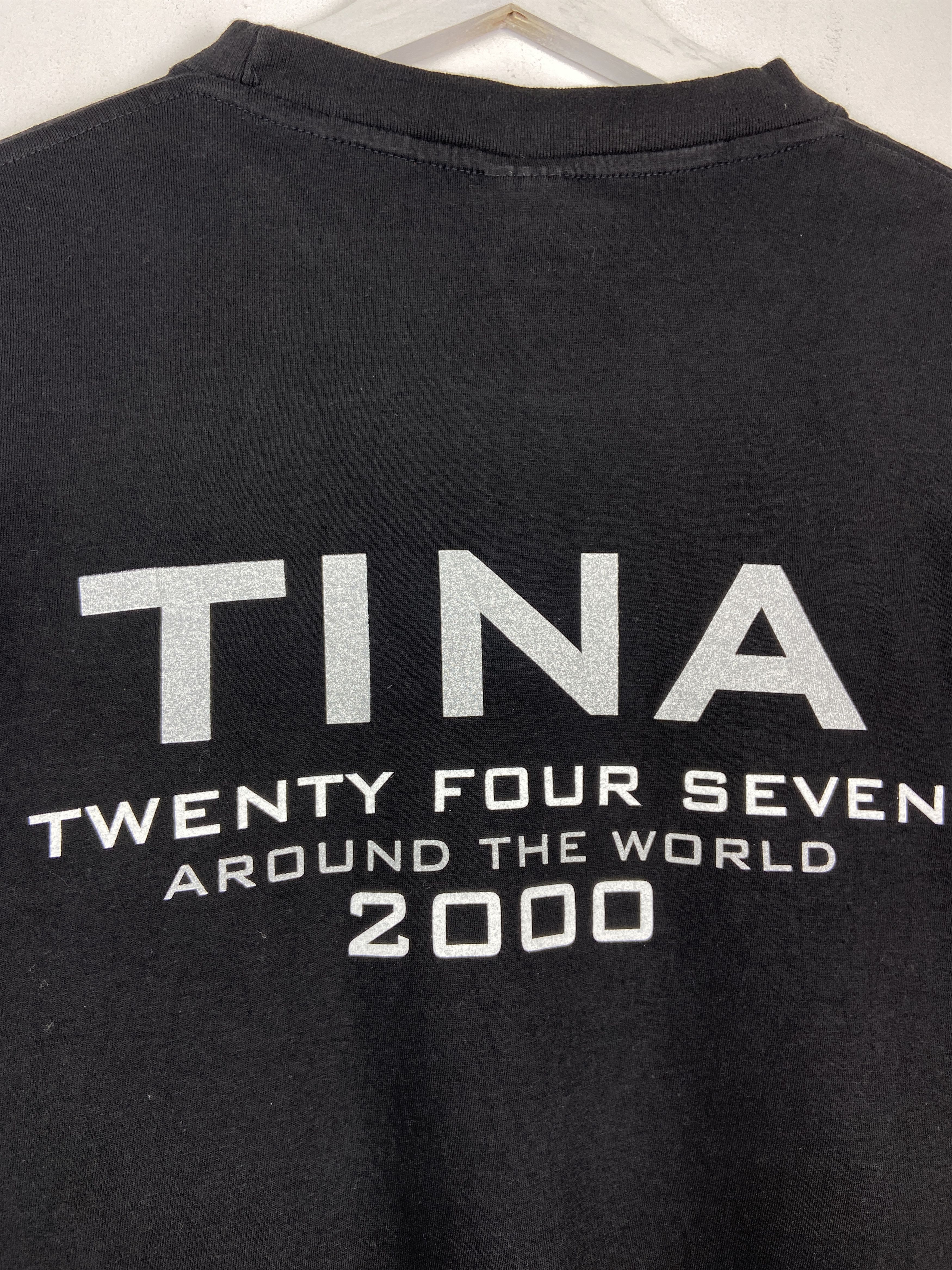 Band Tees 90s Vintage Tina Turner Twenty Four Seven World Tour T Shirt Size US XL / EU 56 / 4 - 8 Thumbnail