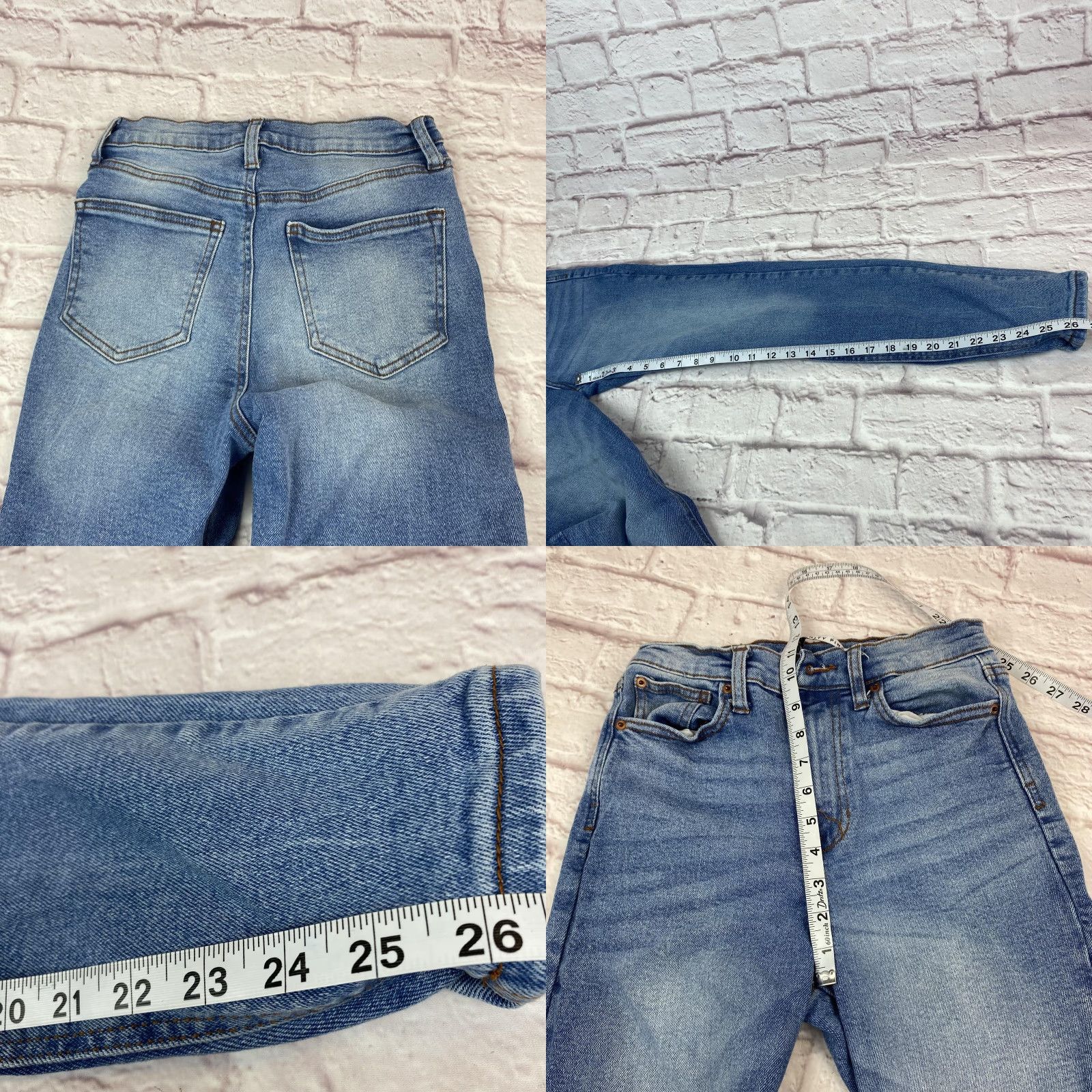 Vintage Celebrity Pink Jeans 5 27 Juniors Blue The Spice Out Of Time Stretch Denim Pants Size 27" / US 4 / IT 40 - 8 Thumbnail