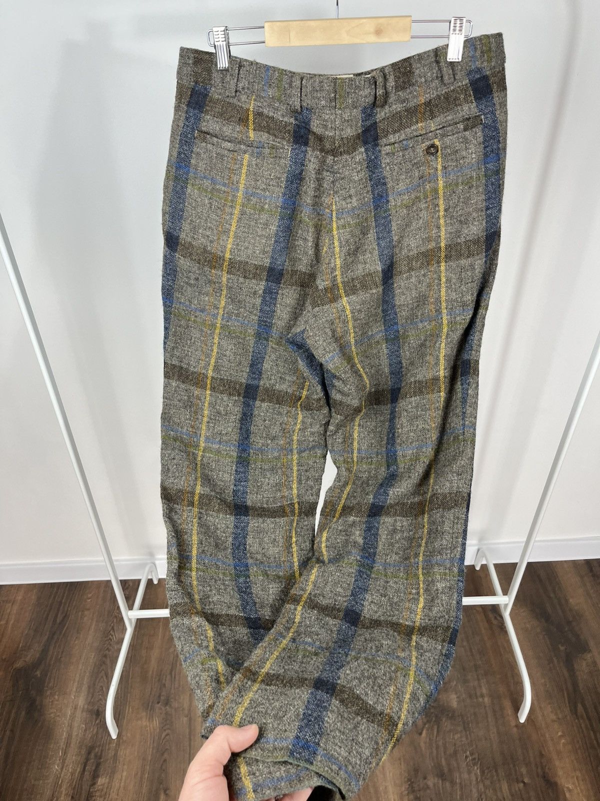 Richard James Richard James Savile Row Plaid Wool Pants Trousers Size 34 Size US 34 / EU 50 - 15 Thumbnail
