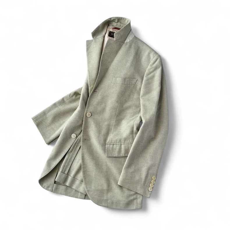 Loro Piana LORO PIANA Island cotton suit jacket Size 50L - 3 Thumbnail