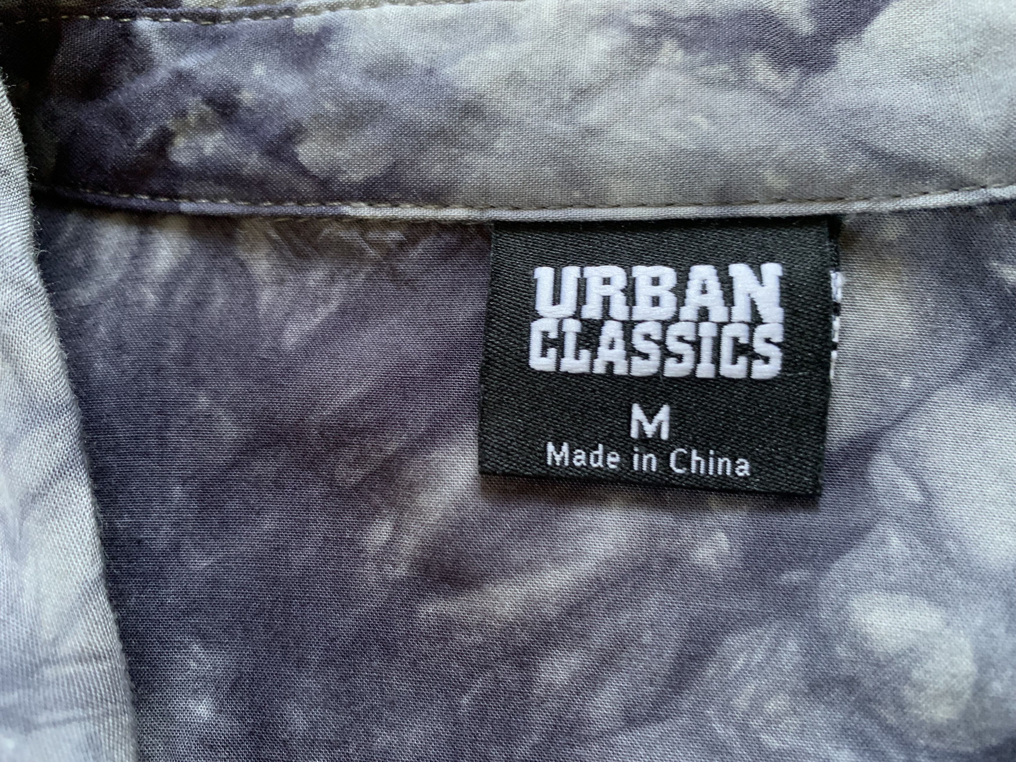 Urban Classics Urban Classics Tie Dye Printed Hawaiian Shirt Size US M / EU 48-50 / 2 - 5 Thumbnail