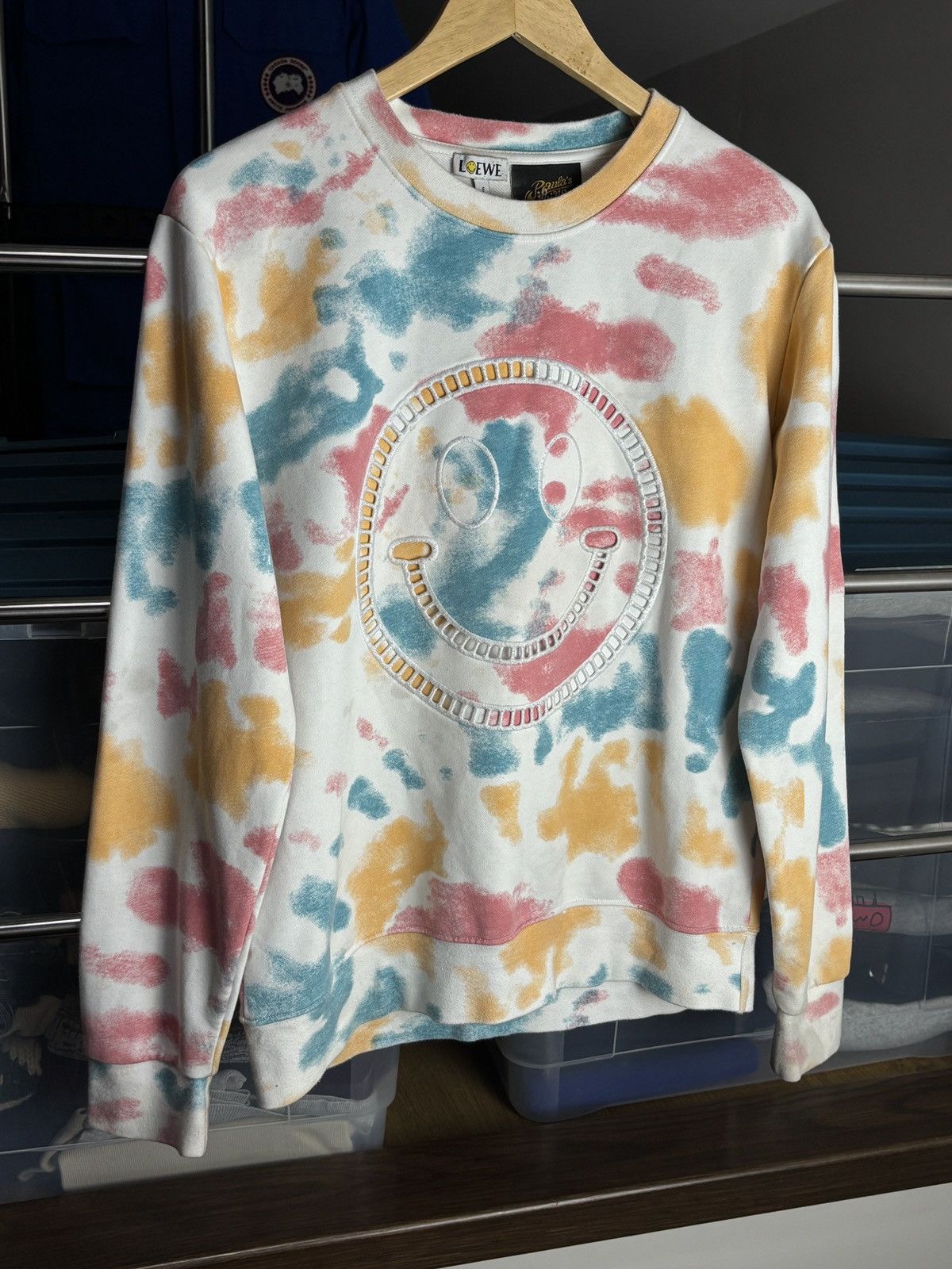 Loewe Loewe Smiley Paula’s Ibiza Multicolor Sweatshirt Size S / US 4 / IT 40 - 2 Thumbnail