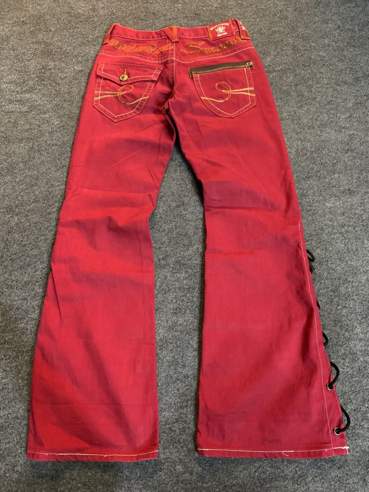 If Six Was Nine × Japanese Brand × Le Grande Bleu (L.G.B.) lace up oolalasasson pant japanese brand Size US 27 - 10 Thumbnail