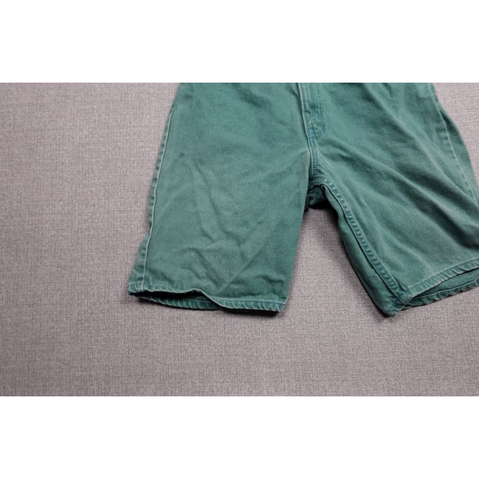 Levi's VINTAGE Levi's 505 Shorts Mens 32 Blue Denim Jorts Red Batwing Orange Tab 1993 Size US 32 / EU 48 - 3 Thumbnail