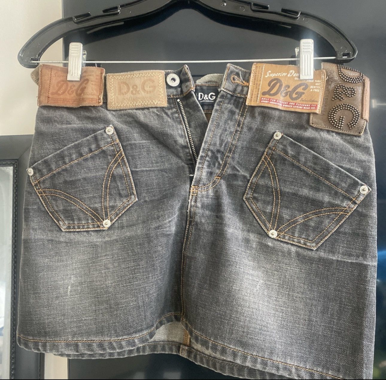 Vintage Archival Dolce & Gabbana Denim Mini Skirt (S)