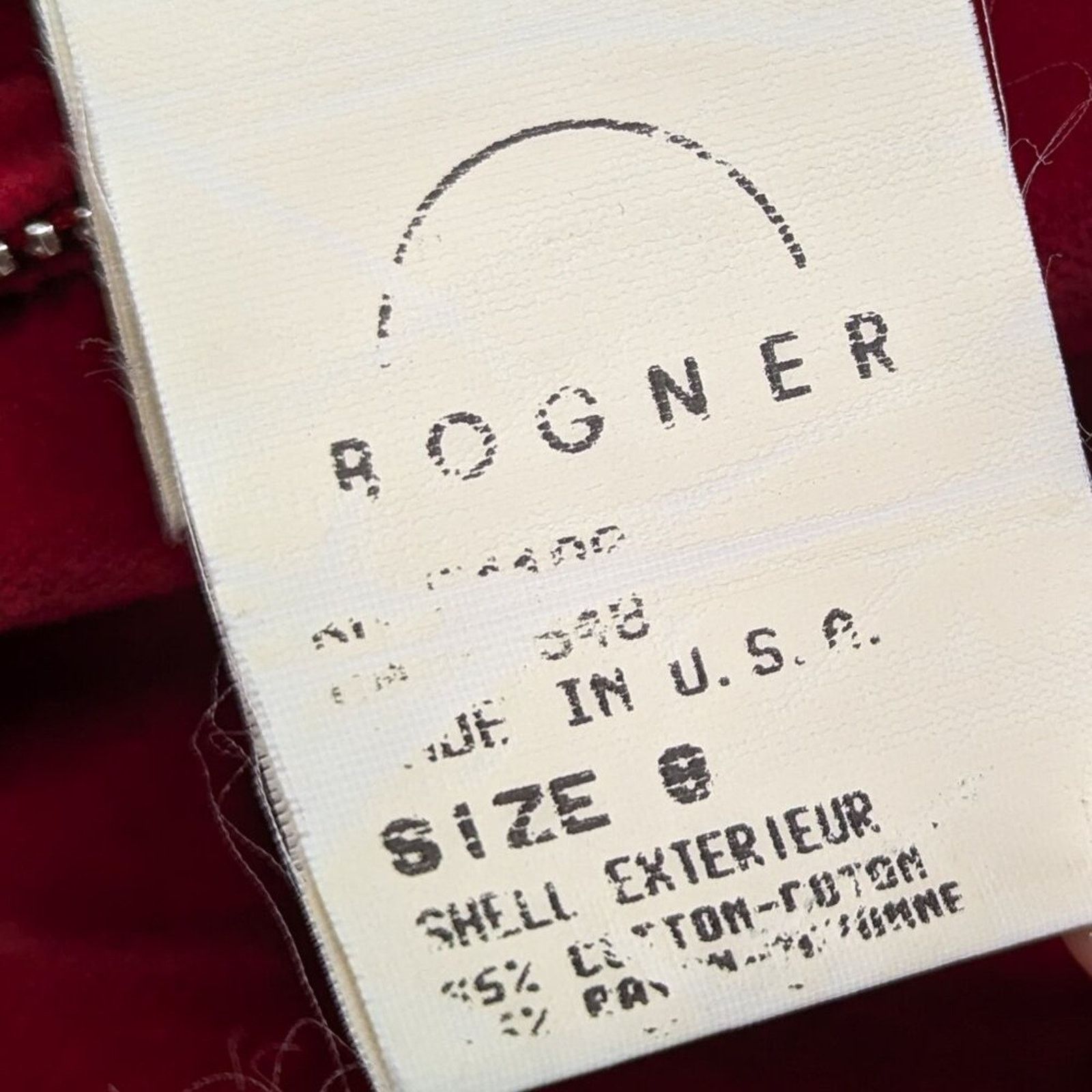 Bogner Bogner Red Velvet Long Sleeve Hooded Zip Up Jacket Pockets Size M / US 6-8 / IT 42-44 - 10 Thumbnail