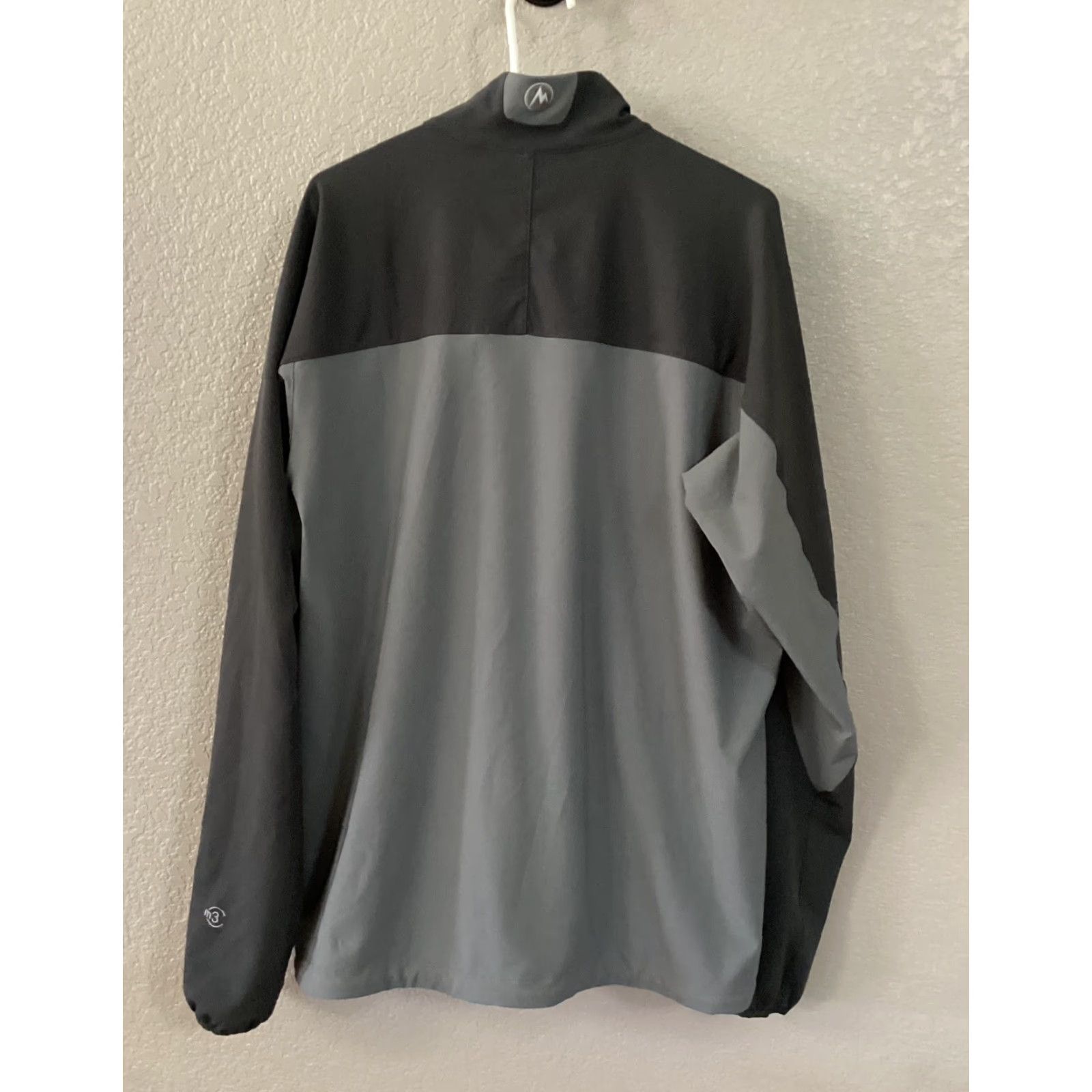 Marmot Marmot M3 Tempo Jacket Men XL Gray Two Tone Full Zip Soft Shell Outdoor Hiking Size US XL / EU 56 / 4 - 2 Thumbnail