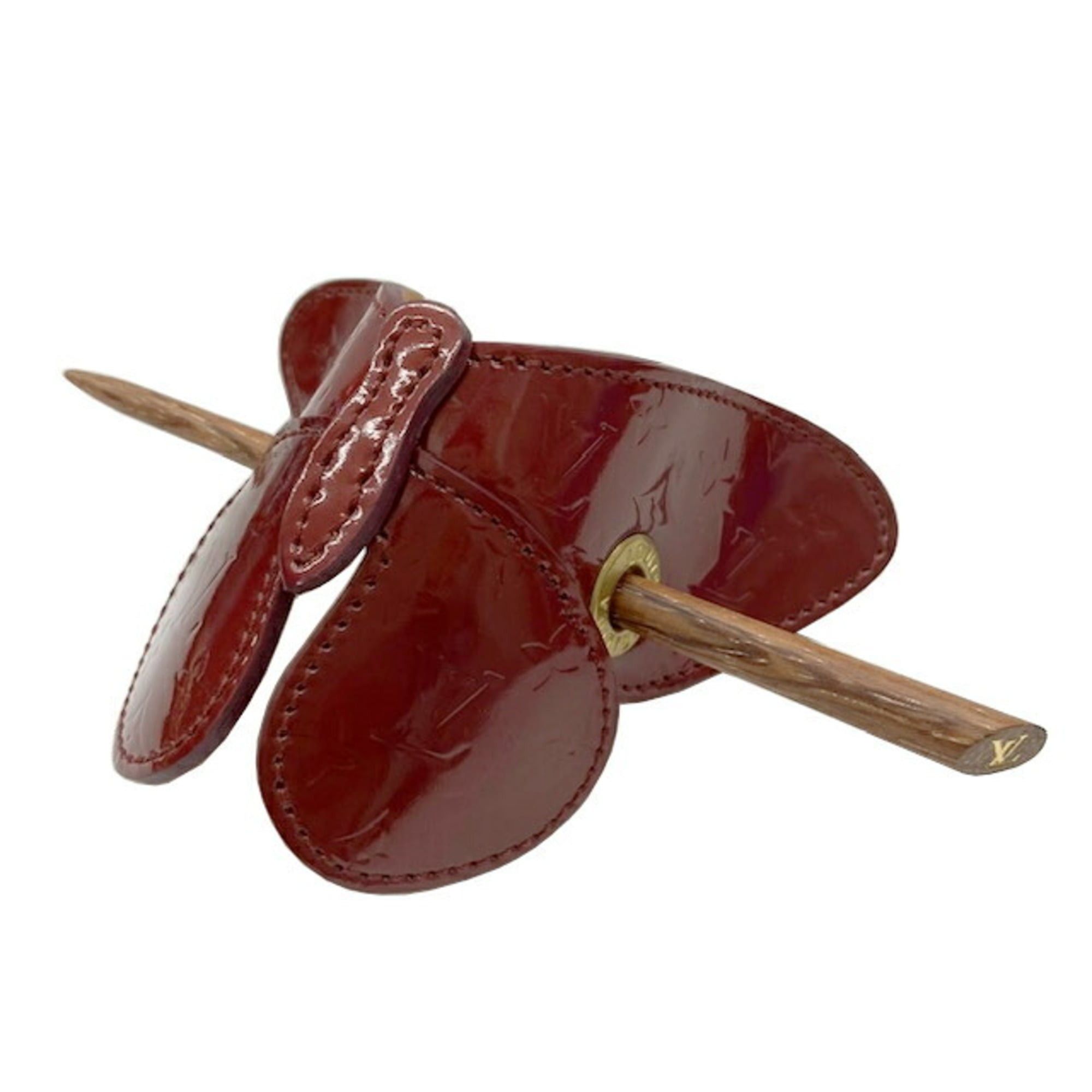 Louis Vuitton LOUIS VUITTON Papillon Vernis Barrette M92266 TH0012 Butterfly Hair Accessory for Women Size ONE SIZE - 1 Thumbnail