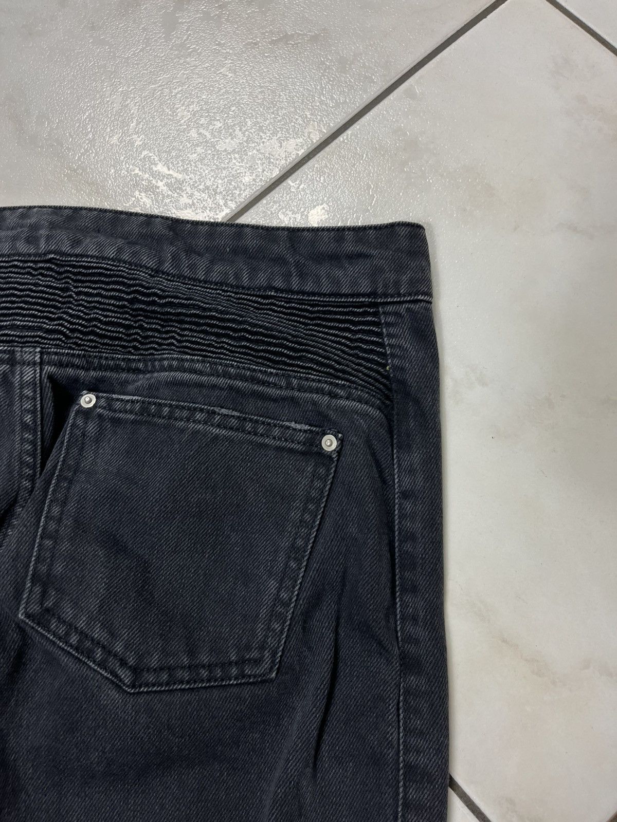 H&M × Isabel Marant × Isabel Marant Etoile Isabel Marant Pour H&M biker washed denim jeans zip pants Size US 28 / EU 44 - 15 Thumbnail