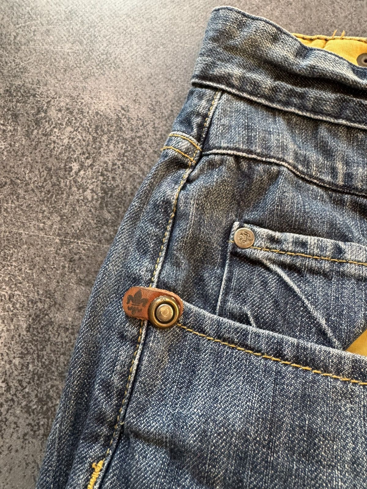 Hysteric Glamour Vintage Rick Owens Junya Watanabe Style Baggy Washed Jeans Size US 31 - 7 Thumbnail