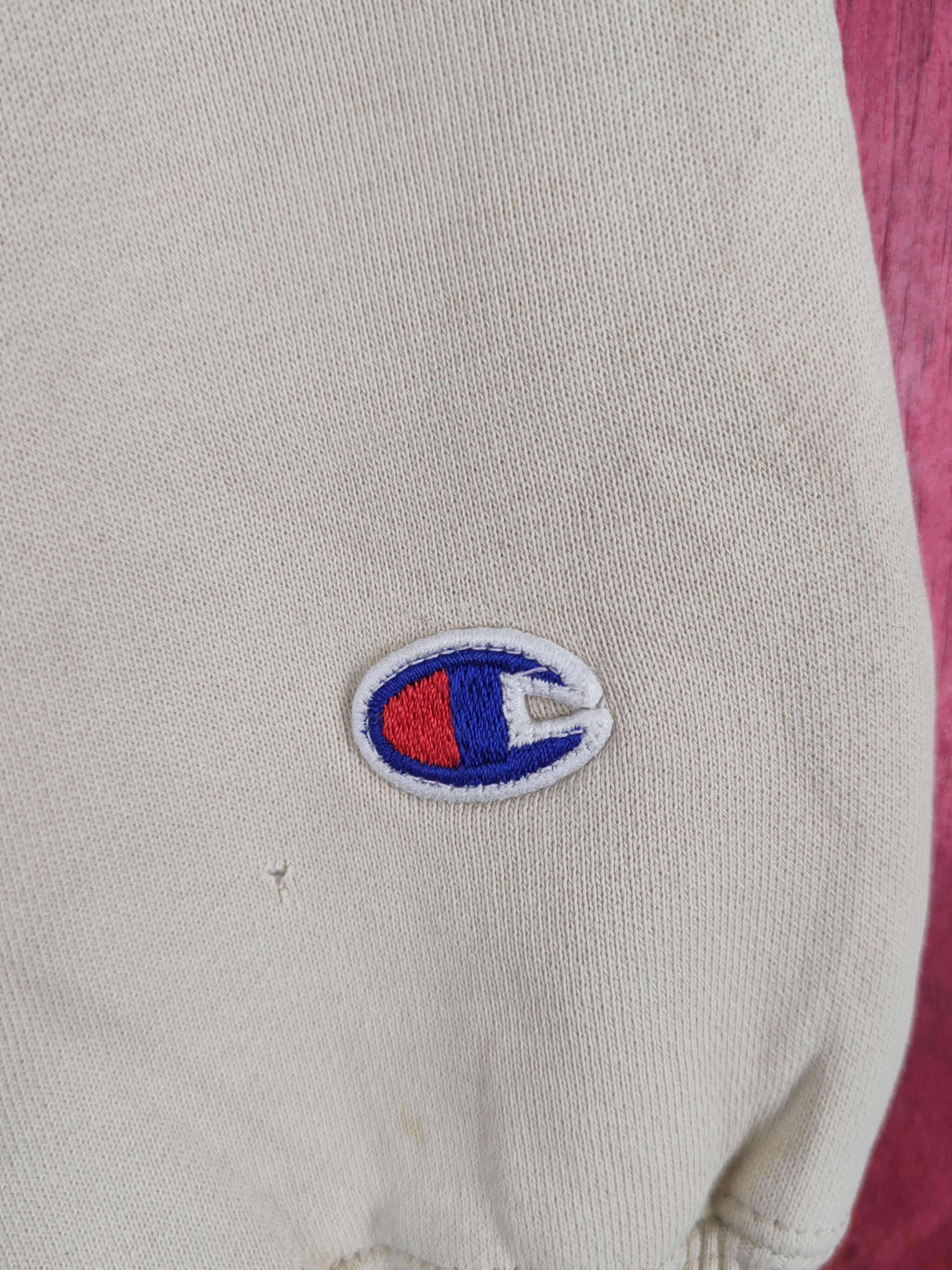 Champion × Japanese Brand × Vintage Champion Cream Hoodie Sweaters vintage #S1559 Size US M / EU 48-50 / 2 - 8 Thumbnail
