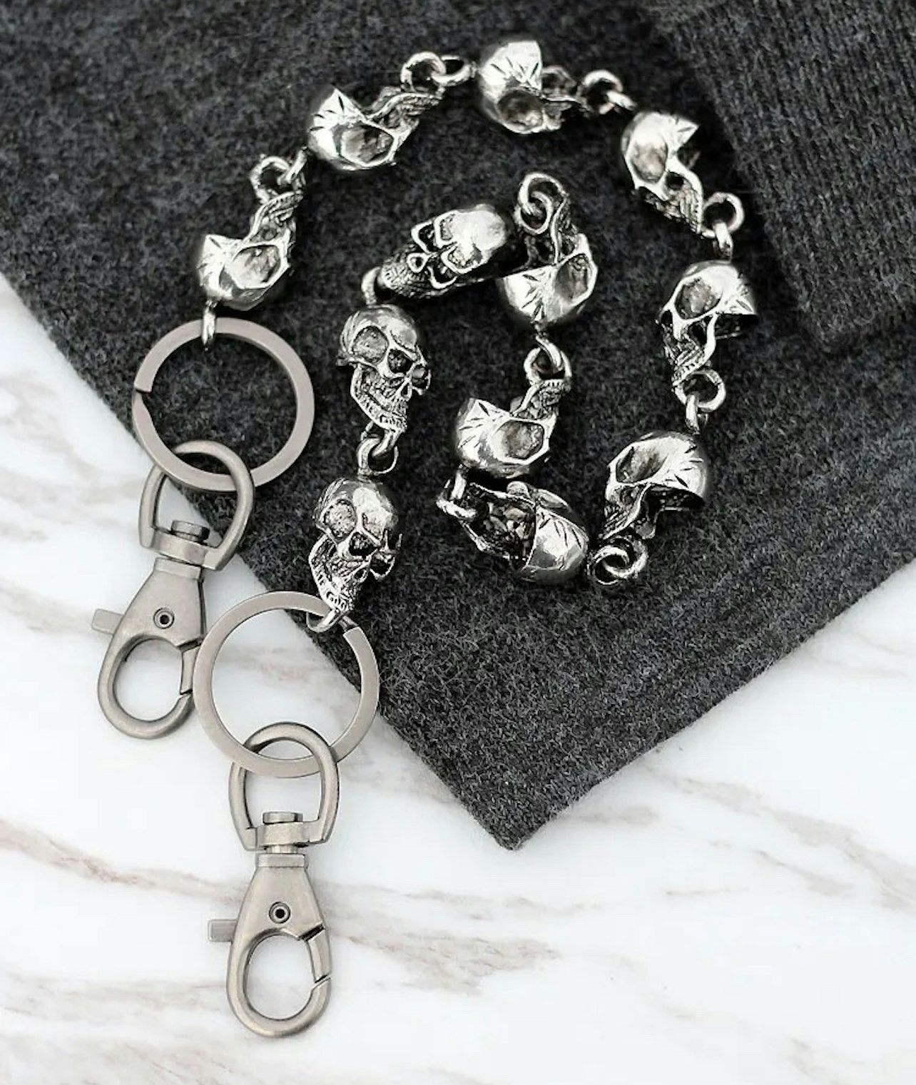 Jewelry Key Chains Wallet Belt Chain Trousers Pants Size ONE SIZE - 2 Thumbnail