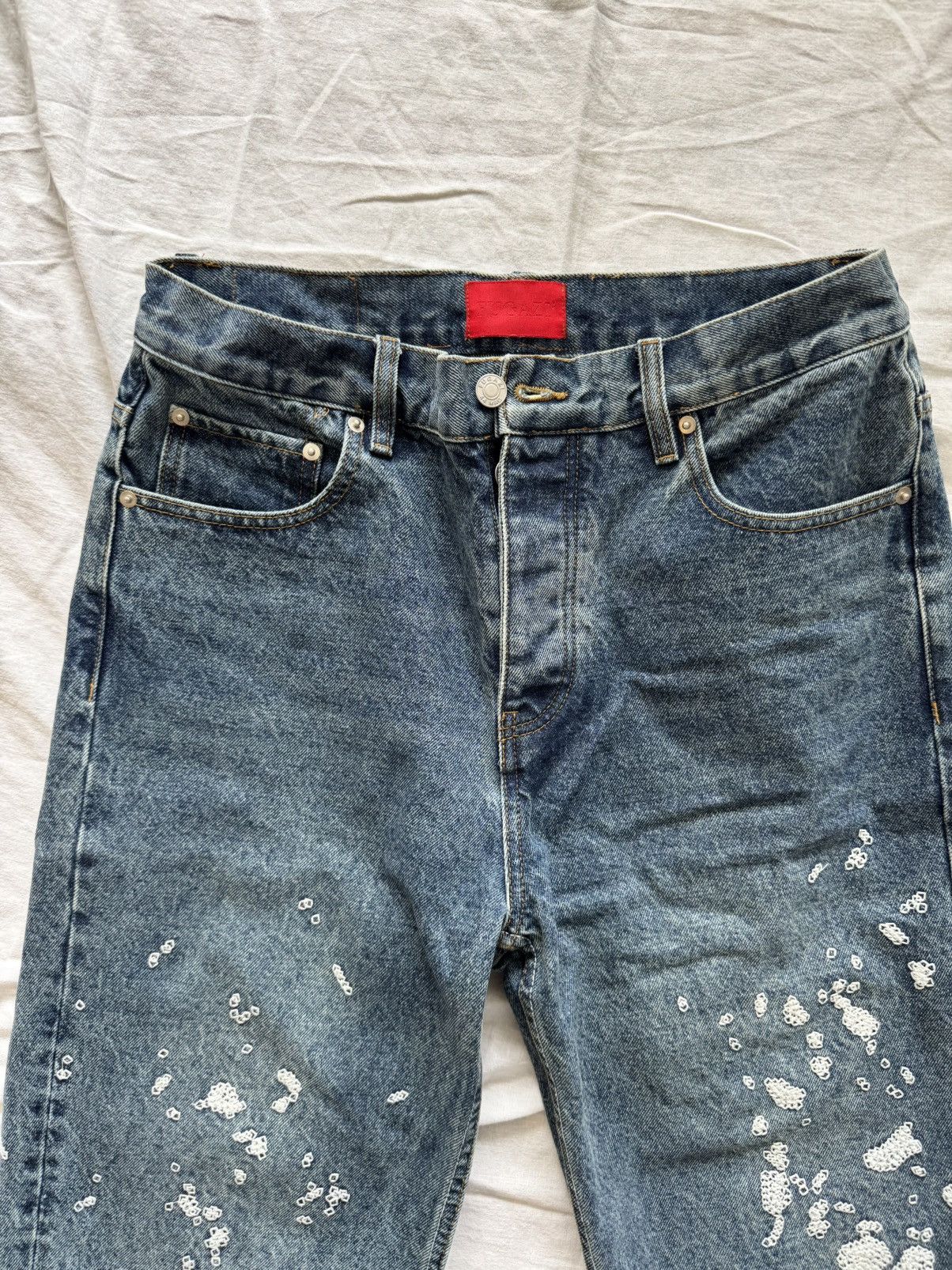 Fugazi Fugazi paint splatter stitch pants 32x29 Size US 32 / EU 48 - 4 Thumbnail