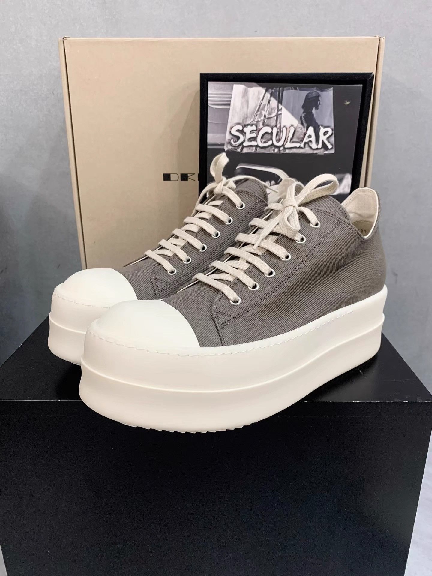Rick Owens Rick Owens 24FW Thick Sole Low Top Sneakers K34 Size US 11 / EU 44 - 3 Thumbnail