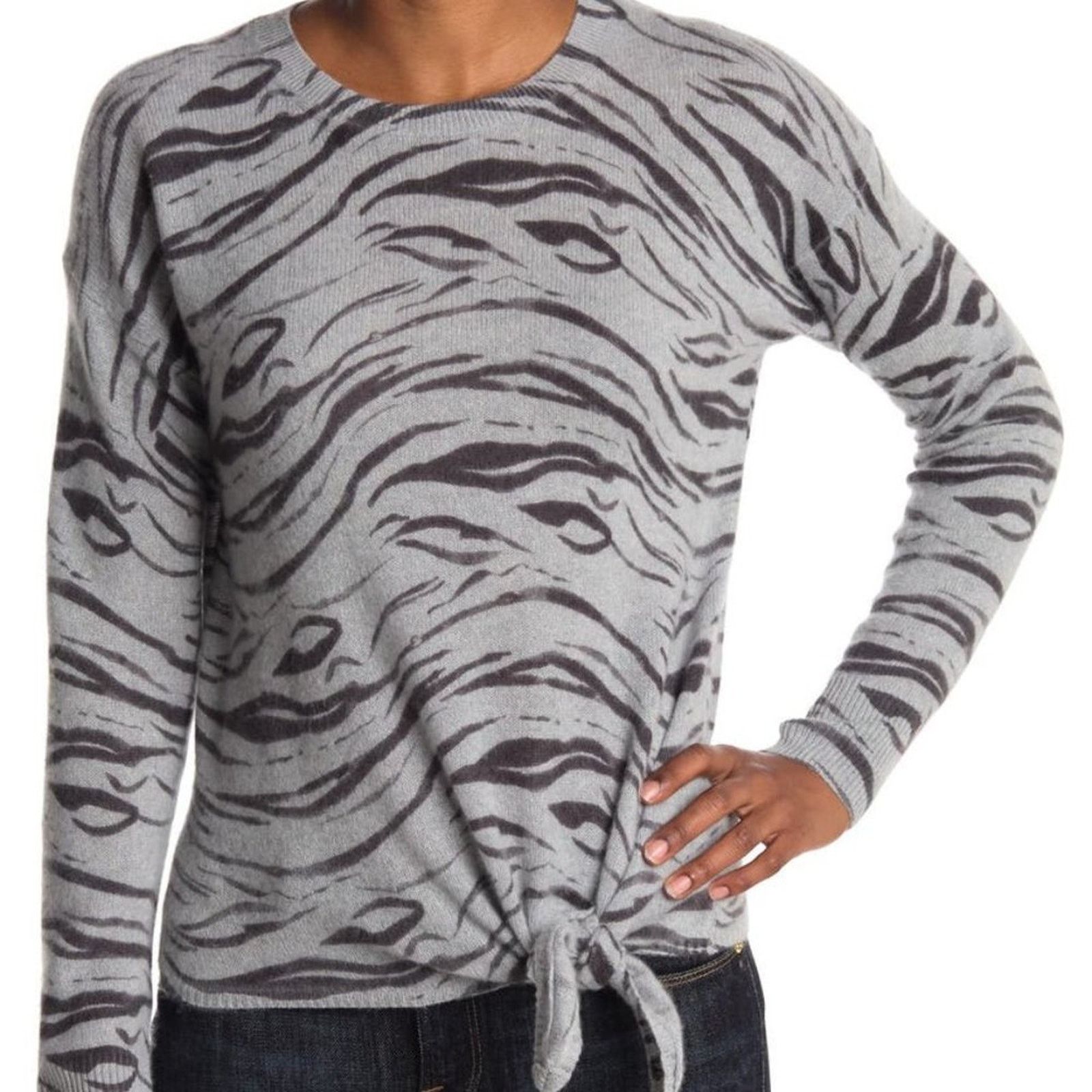 360Cashmere Tie Front Sweater T-Shirt from 360 Cashmere Size XS / US 0-2 / IT 36-38 - 6 Thumbnail