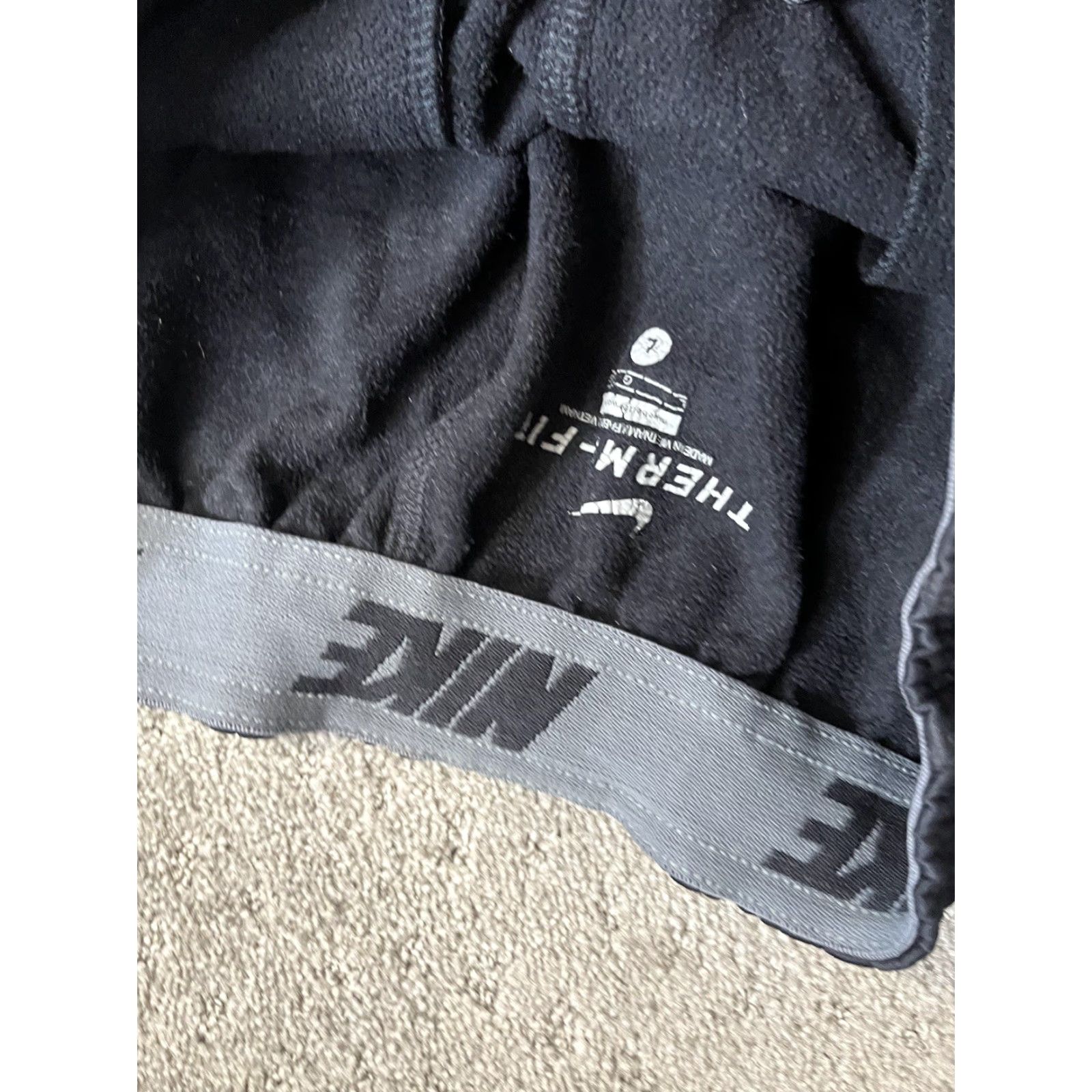 Nike Nike Therma-Fit KO Joggers Sweatpants Mens Large Black Athletic Pants 379431-010 Size US 33 - 5 Thumbnail