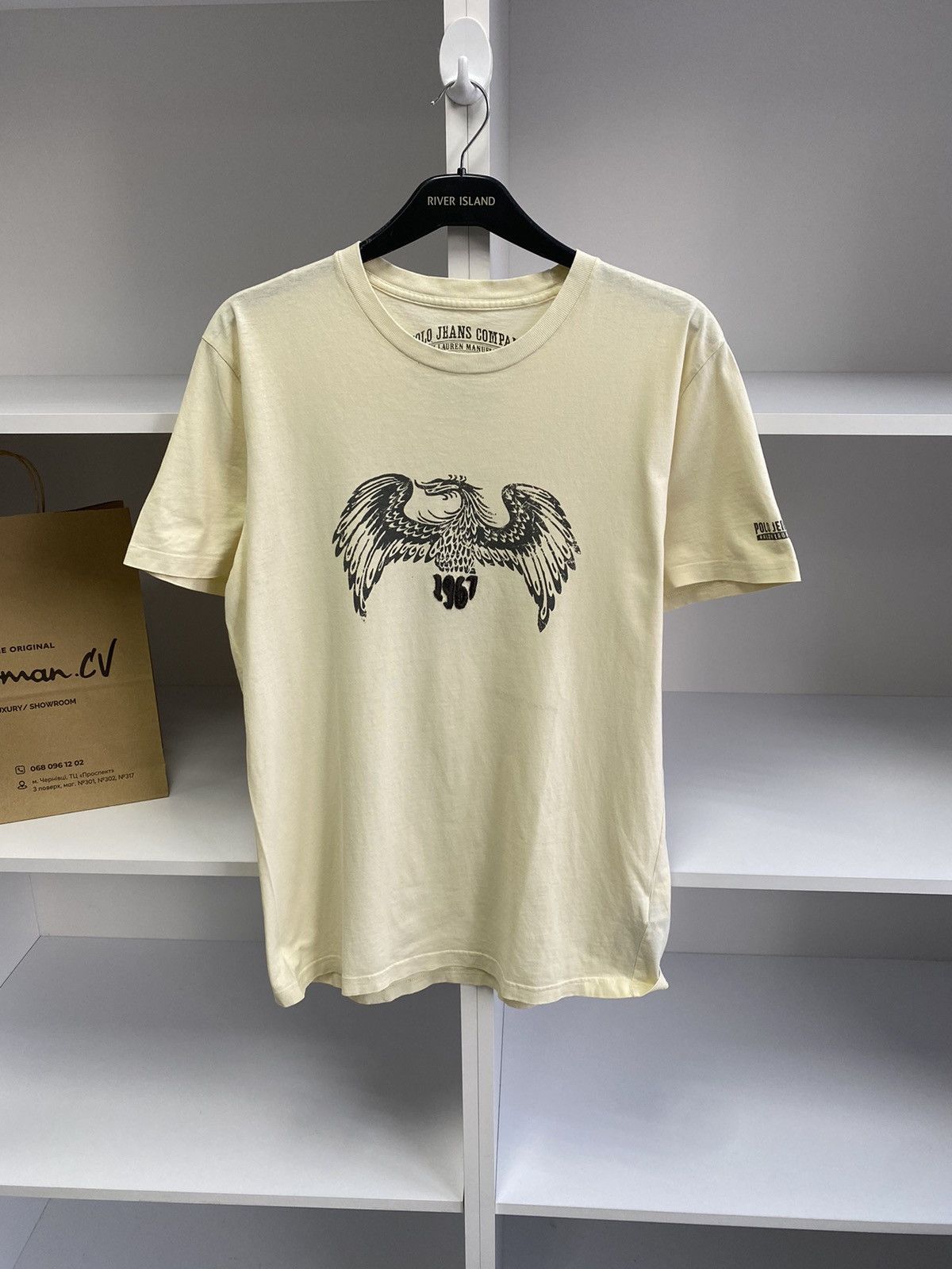 Polo Ralph Lauren × Vintage Vintage Polo Jeans Company Archival Y2K T-Shirt Size US M / EU 48-50 / 2 - 1 Thumbnail