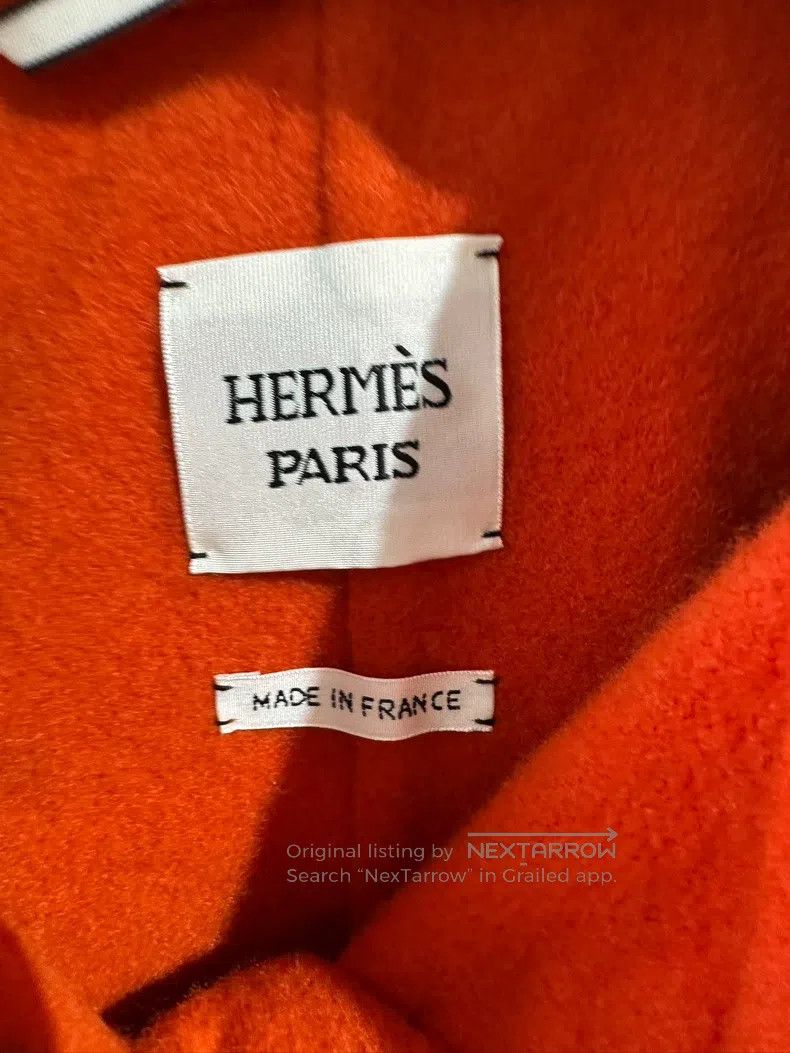Hermes Hermes Leather Detailing Short Hooded Coat - Autumn/Winter Size XS / US 0-2 / IT 36-38 - 3 Thumbnail