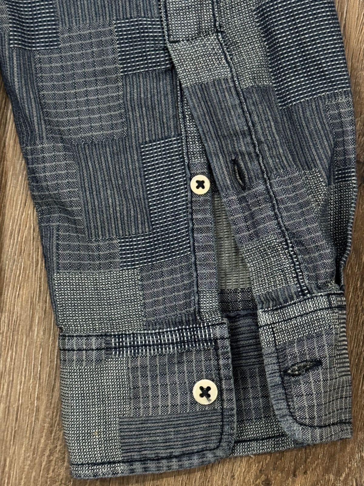 DENHAM DENHAM denim patchwork shirt Size US L / EU 52-54 / 3 - 10 Thumbnail