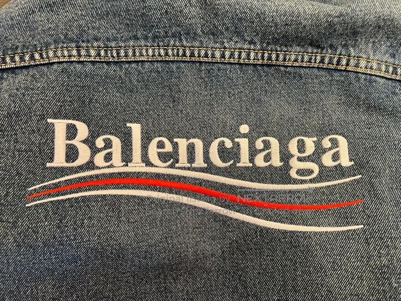Balenciaga Balenciaga Coke denim jacket Size US M / EU 48-50 / 2 - 9 Thumbnail