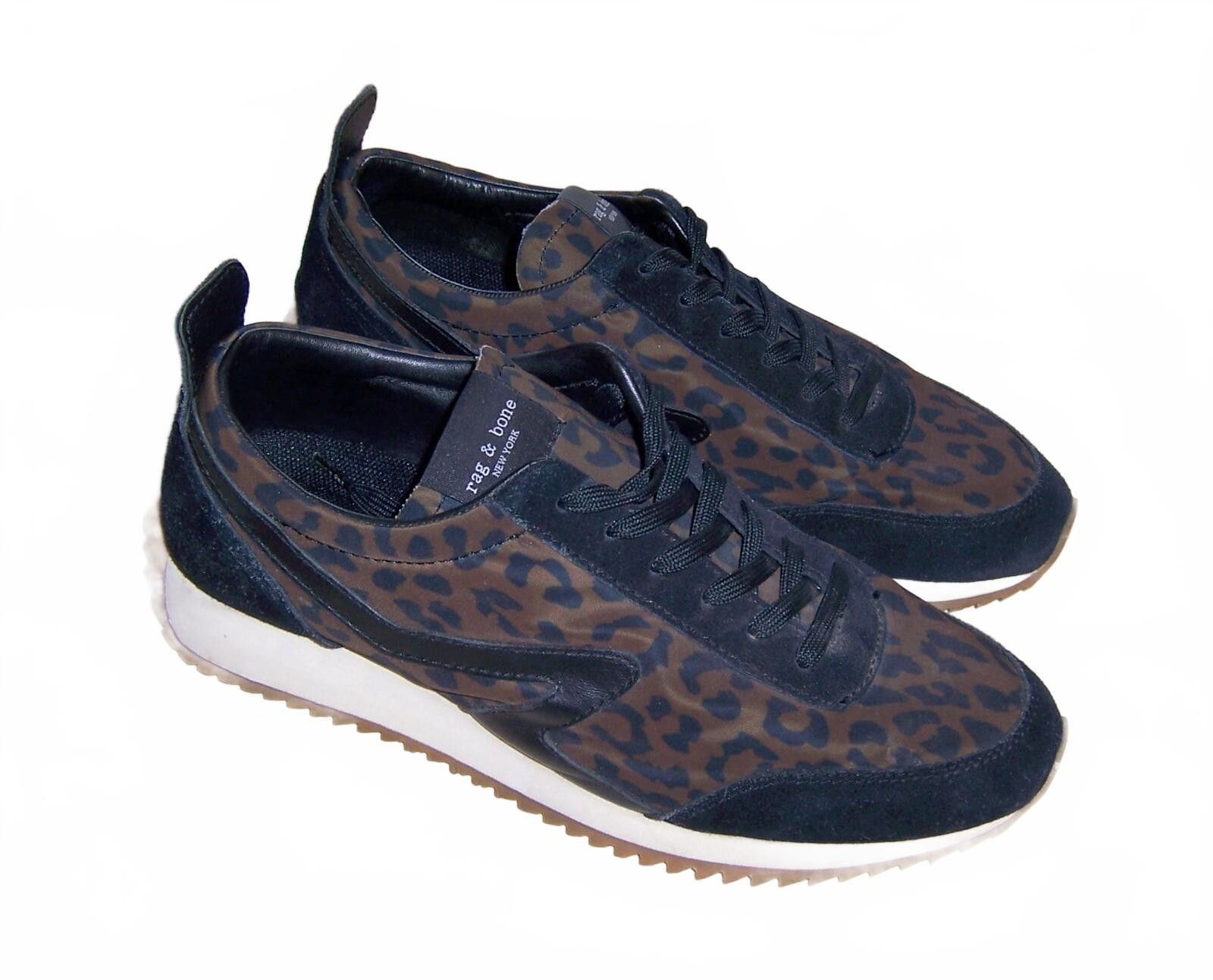 Rag & Bone Rag & Bone Retro Runner Sneakers - Dark Cheetah - Wms 9M Size US 9 / IT 39 - 5 Thumbnail