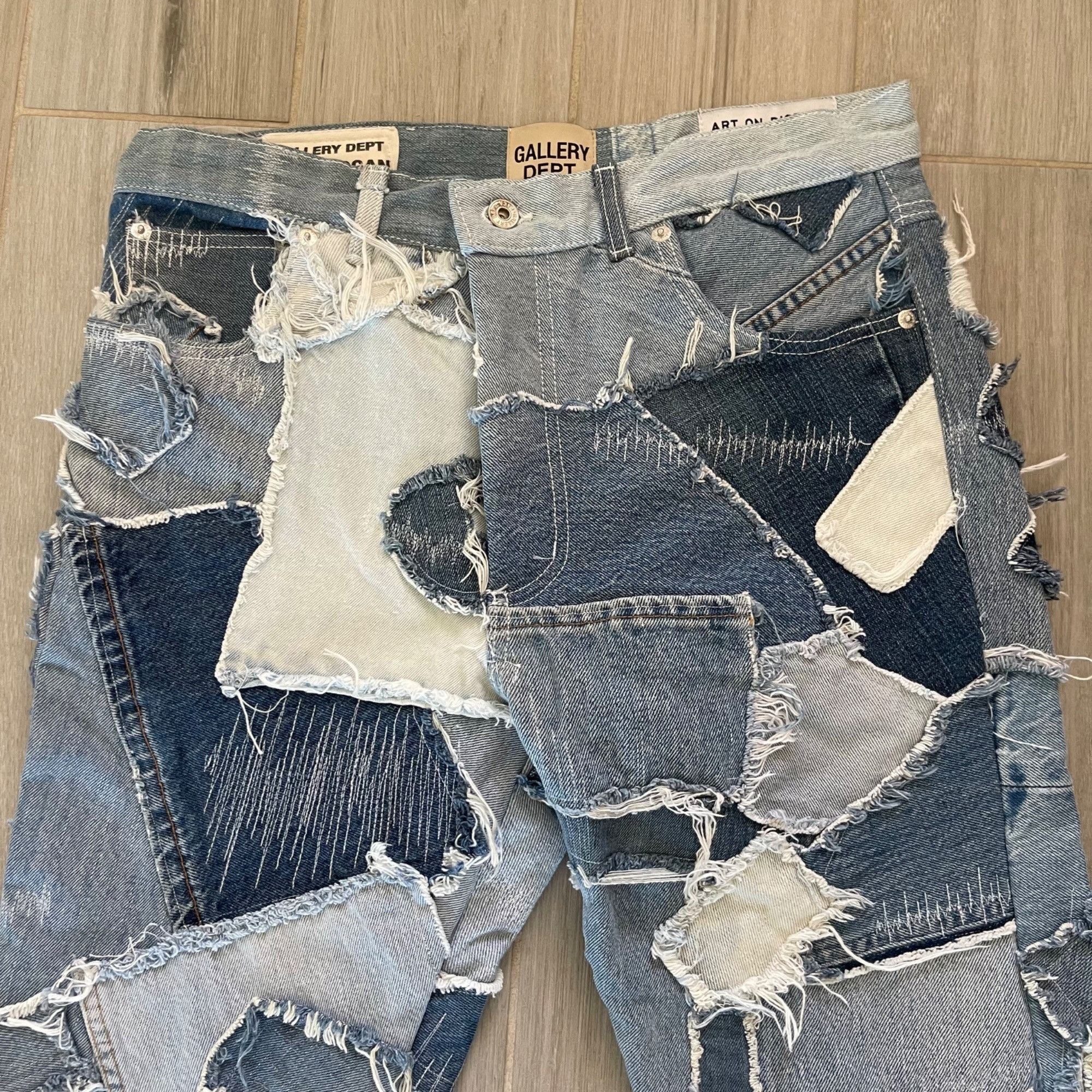 Gallery Dept. NEW GALLERY DEPT. LOGAN RECYCLED DENIM JEANS SZ 32 32x32 Size US 32 / EU 48 - 13 Thumbnail